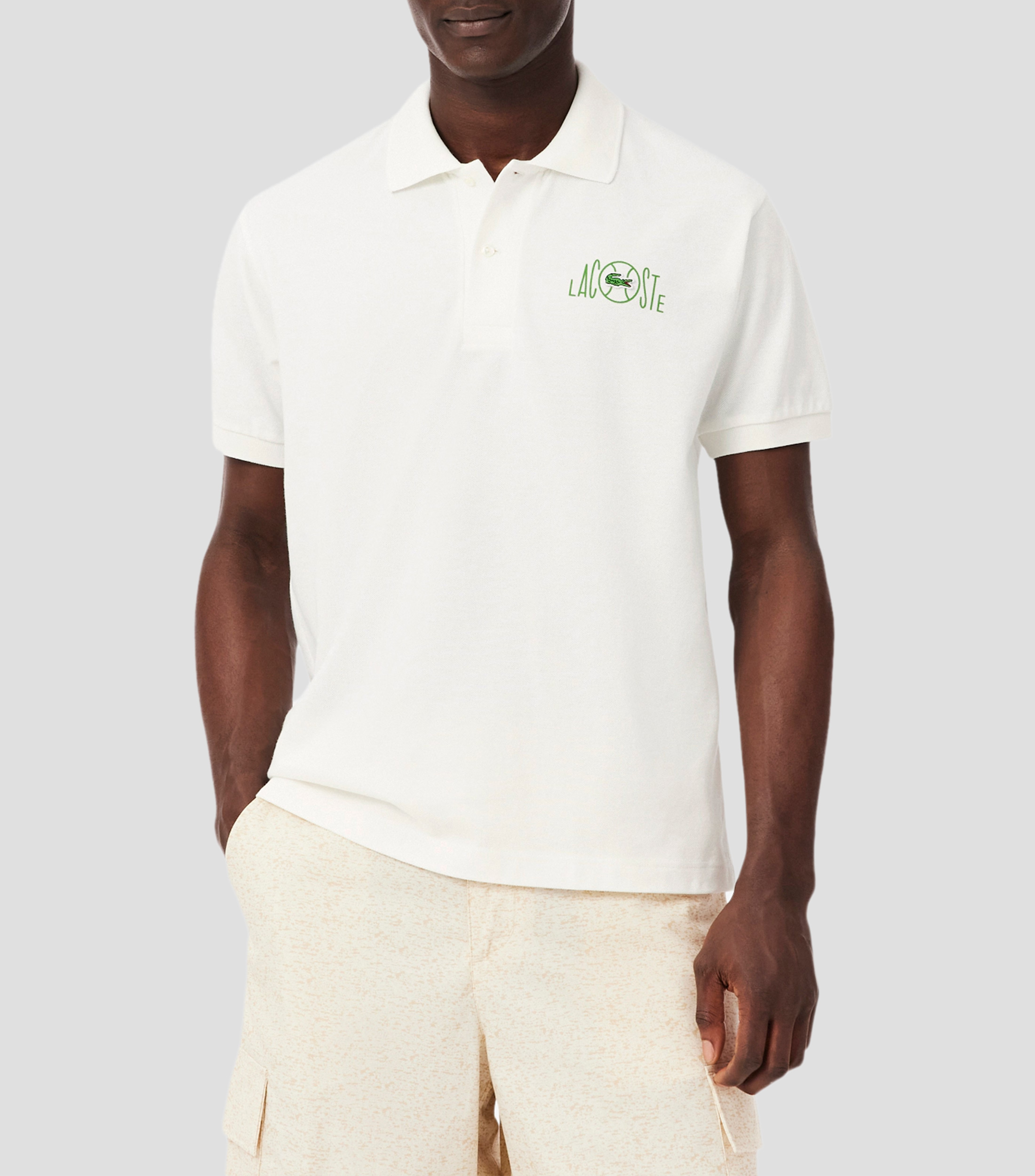 Playera tipo polo manga corta lisa Hombre