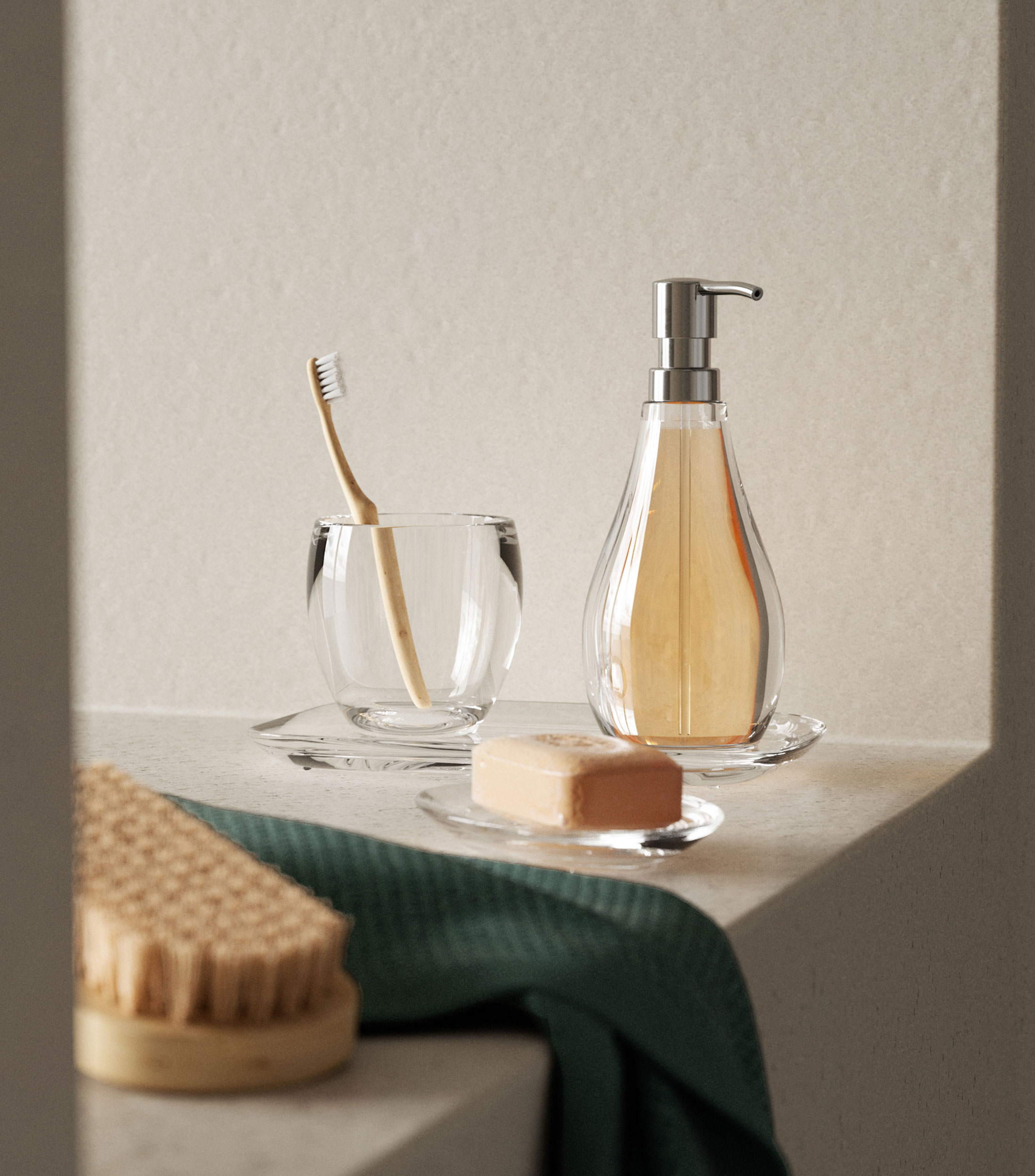 Vaso para Baño Droplet en Acrílico