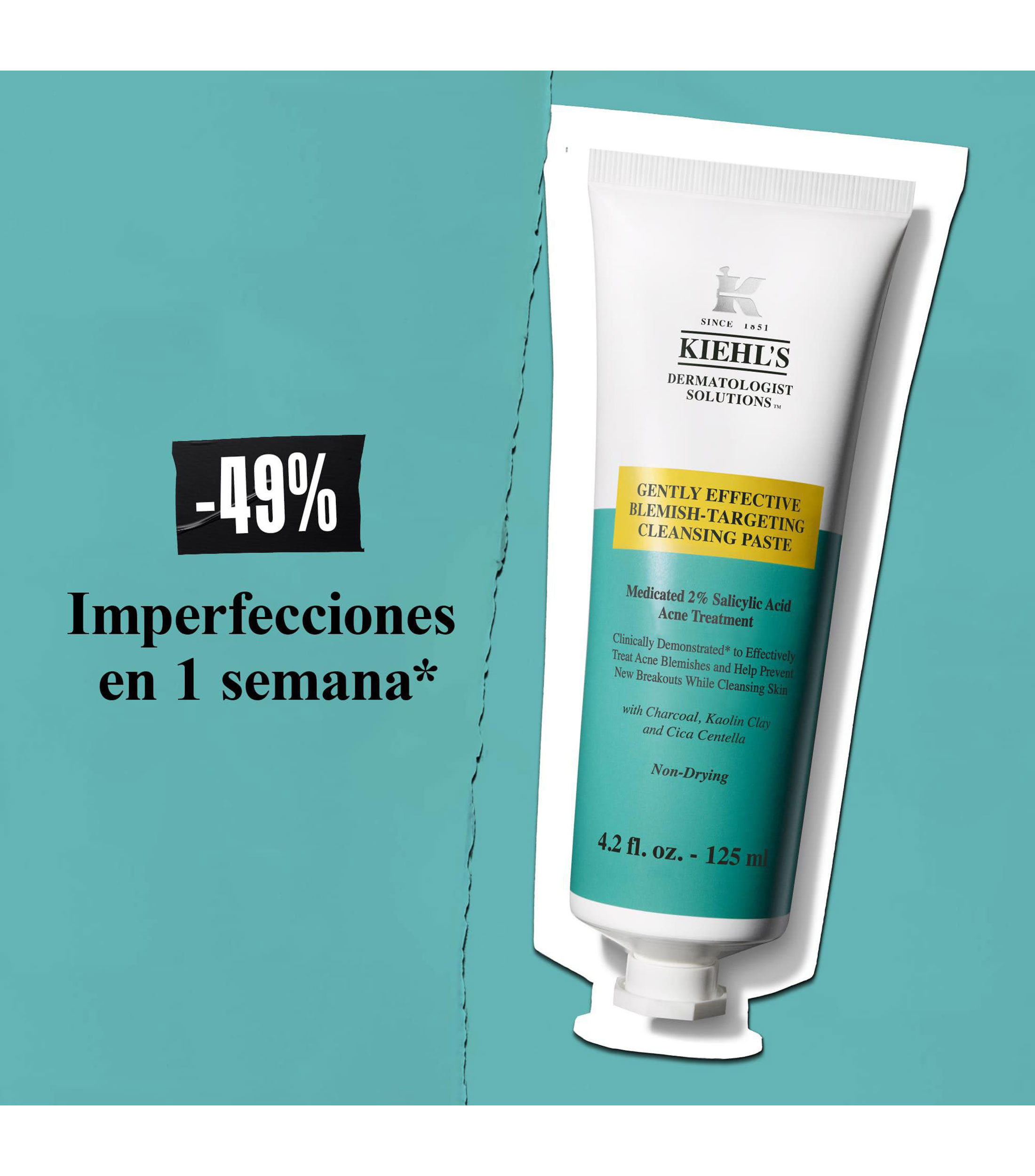 Pasta Limpiadora para Imperfecciones Gently Effective Blemish Treating, 125 ml