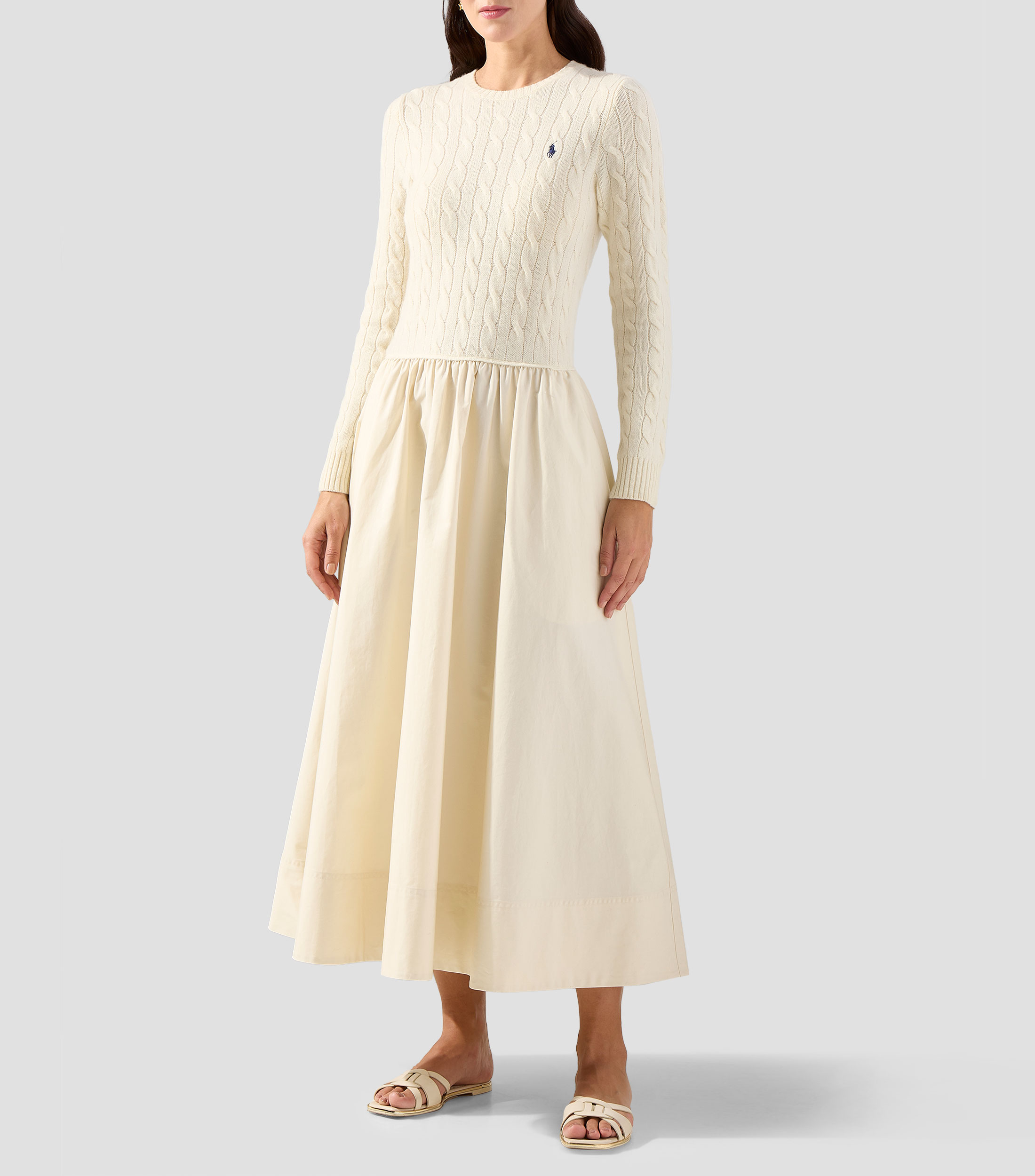 Vestido midi manga larga fantasía Mujer