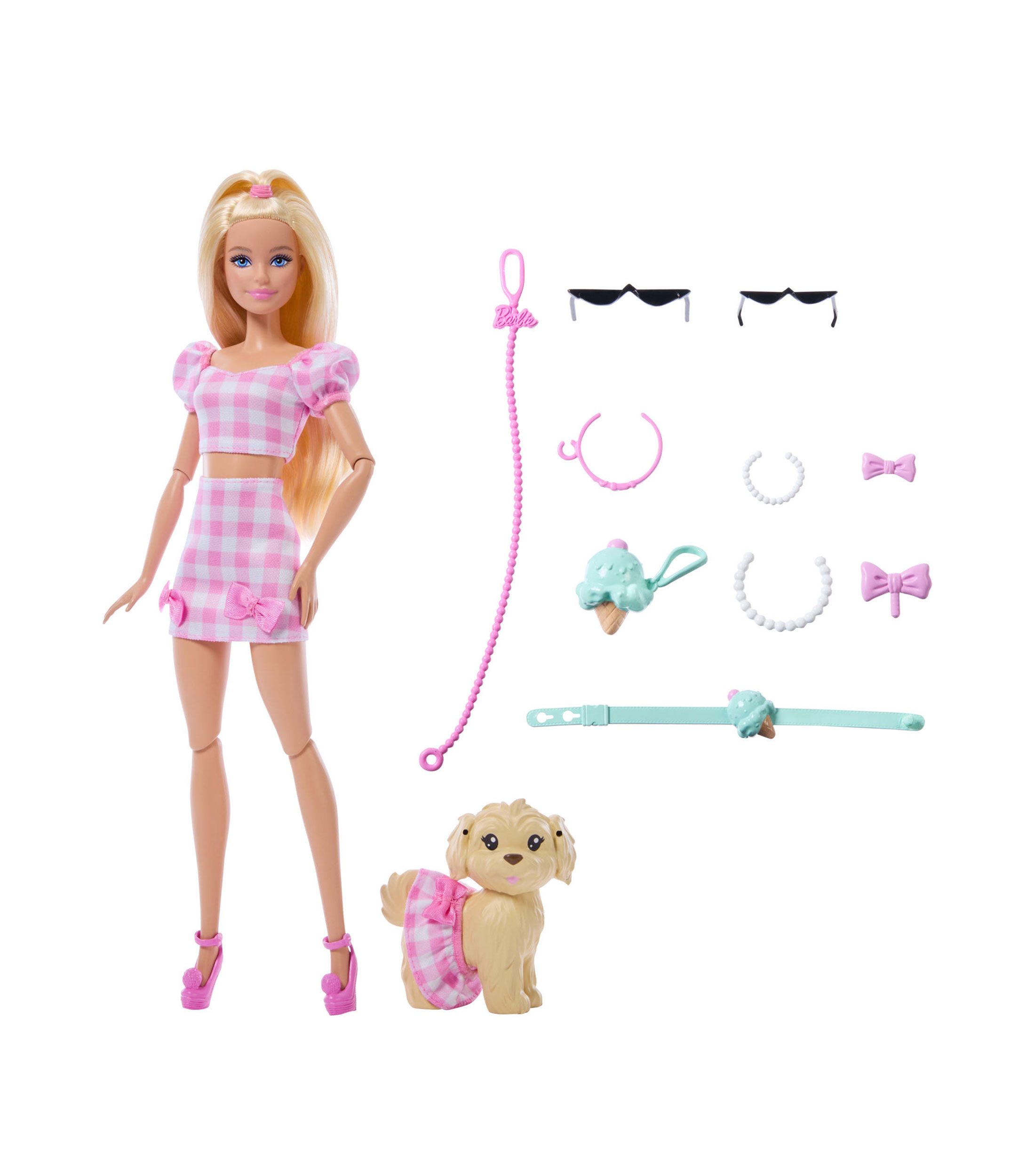 Barbie Muñeca Looks Iguales Malibú y Perrito
