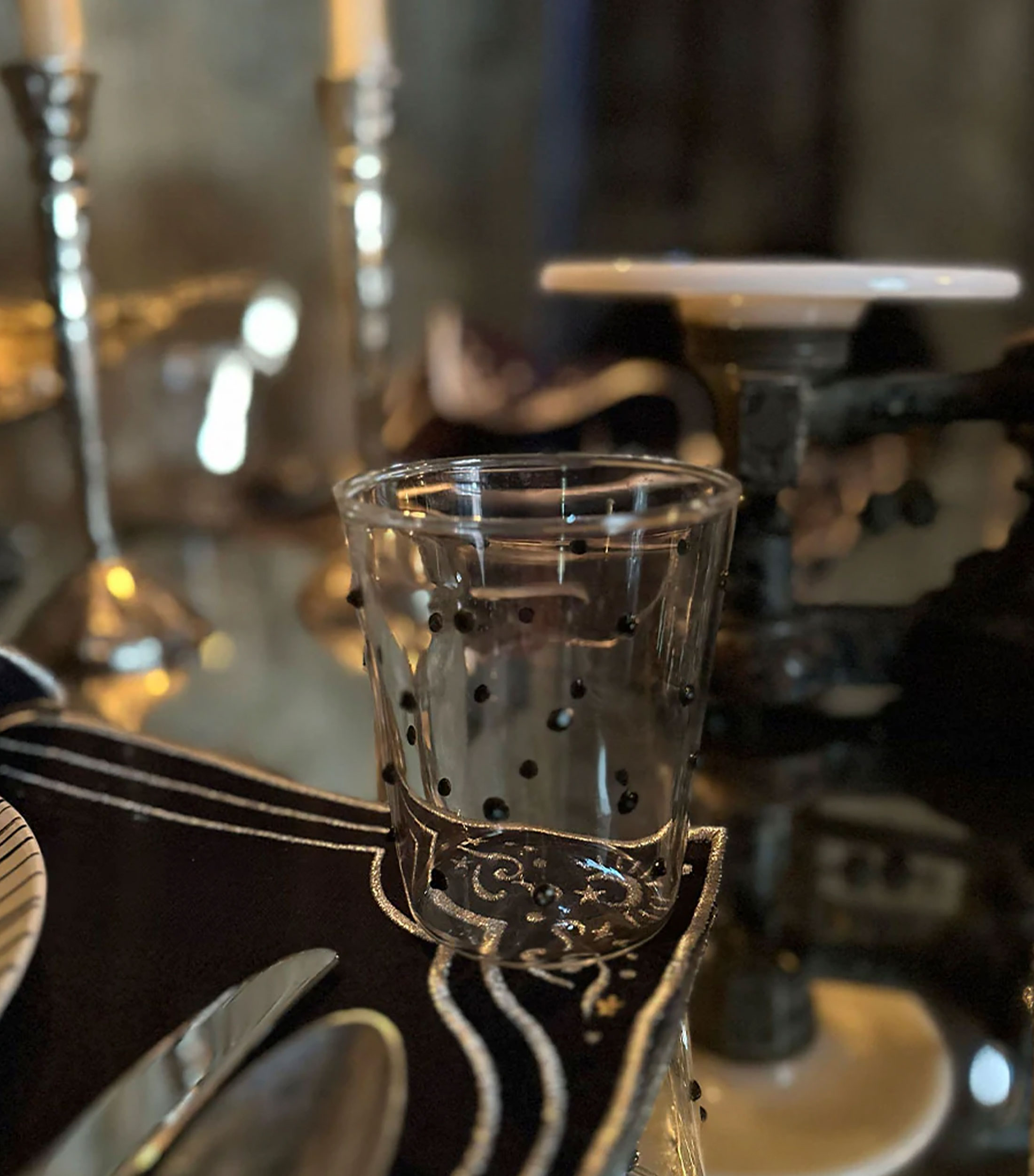 Set de 6 vasos Pippa negros