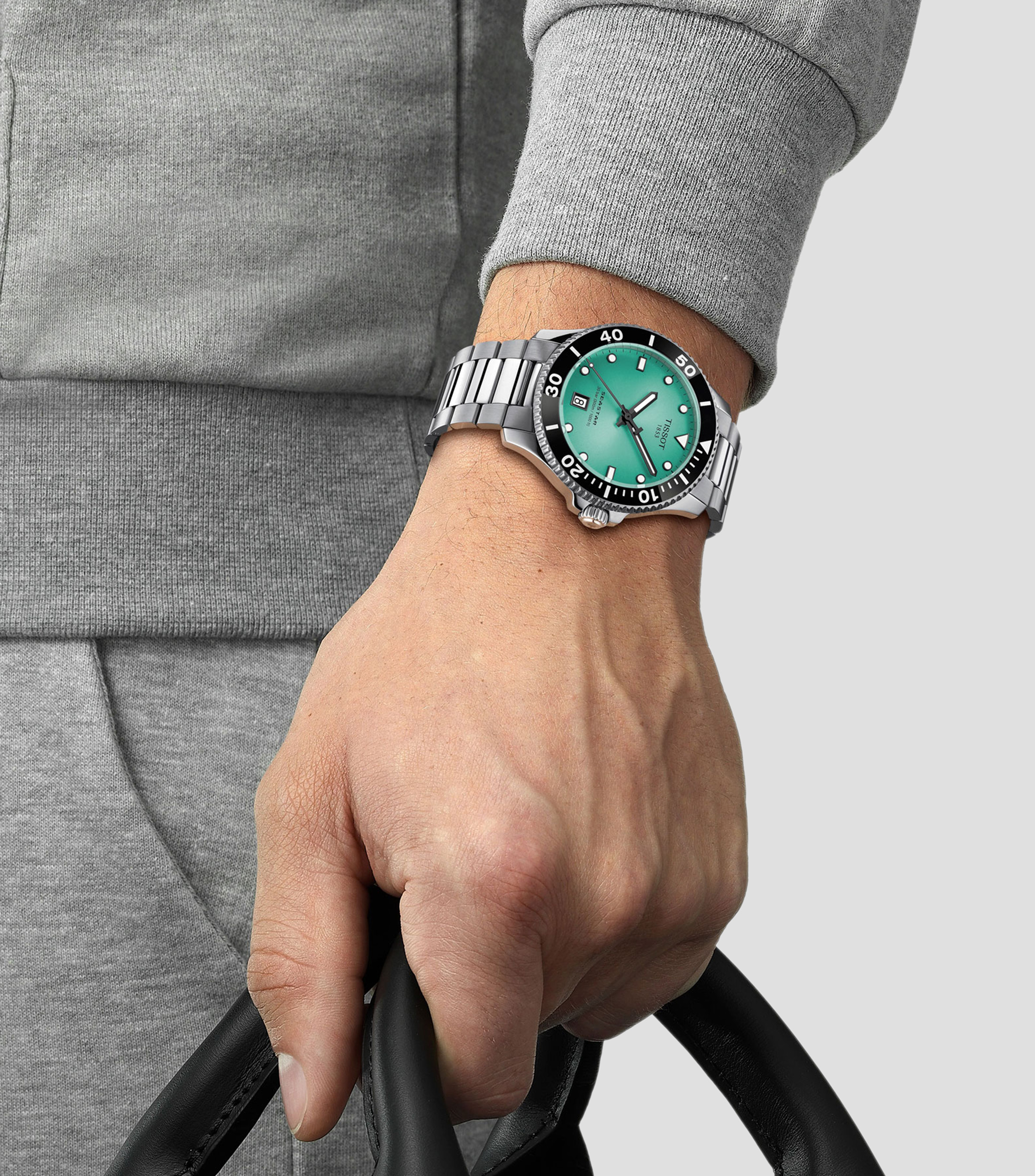 Reloj para Hombre Seastar deportivo, plateado