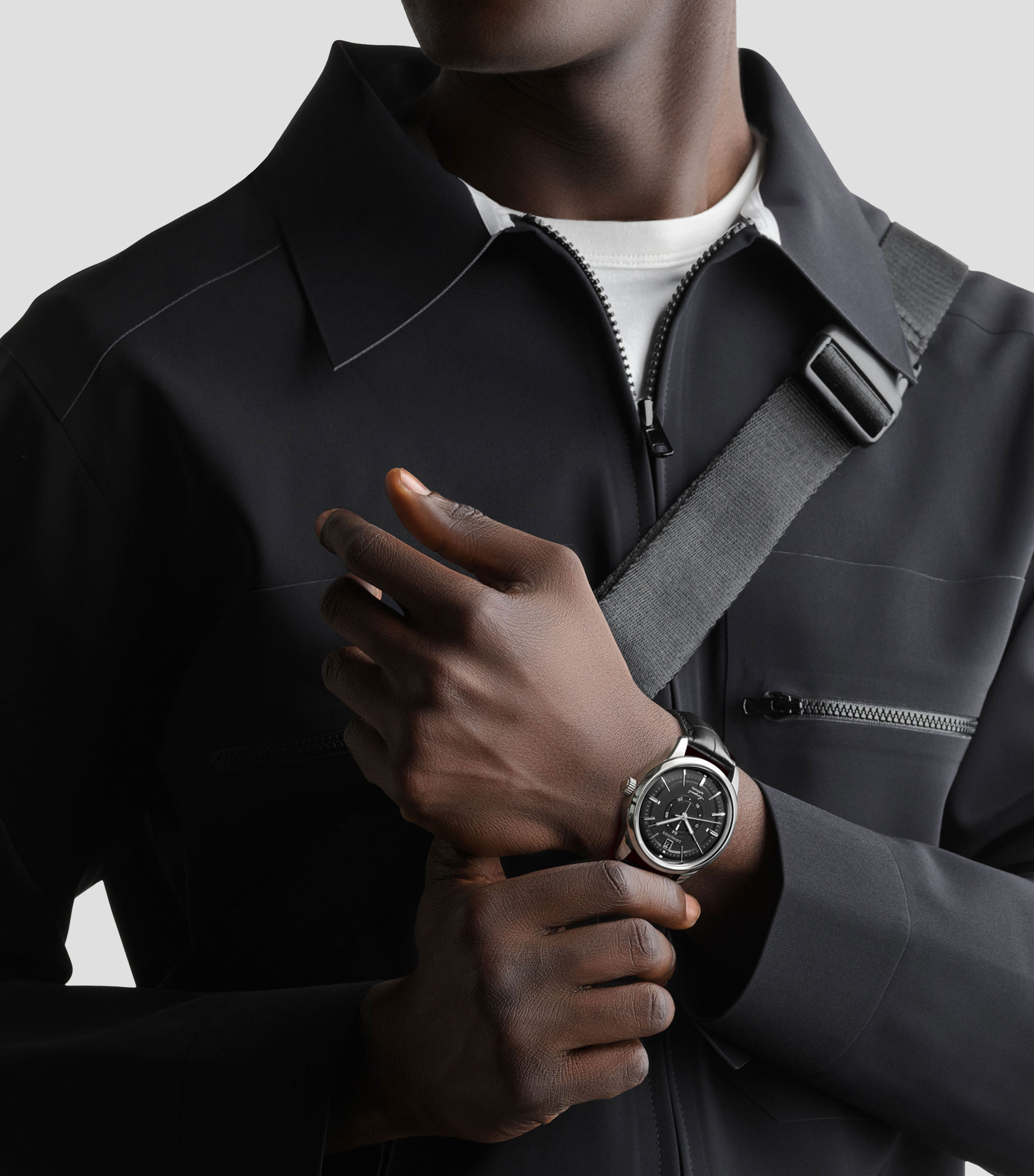 Reloj para hombre Conquest Heritage Central Power Reserve De Vestir, Plateado