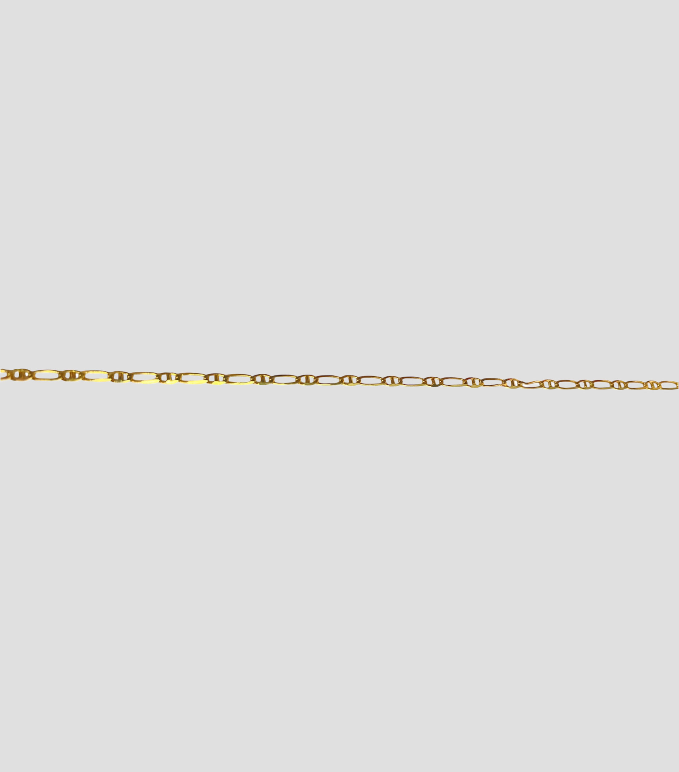 Cadena tipo clip en Oro de 14 Kilates Unisex