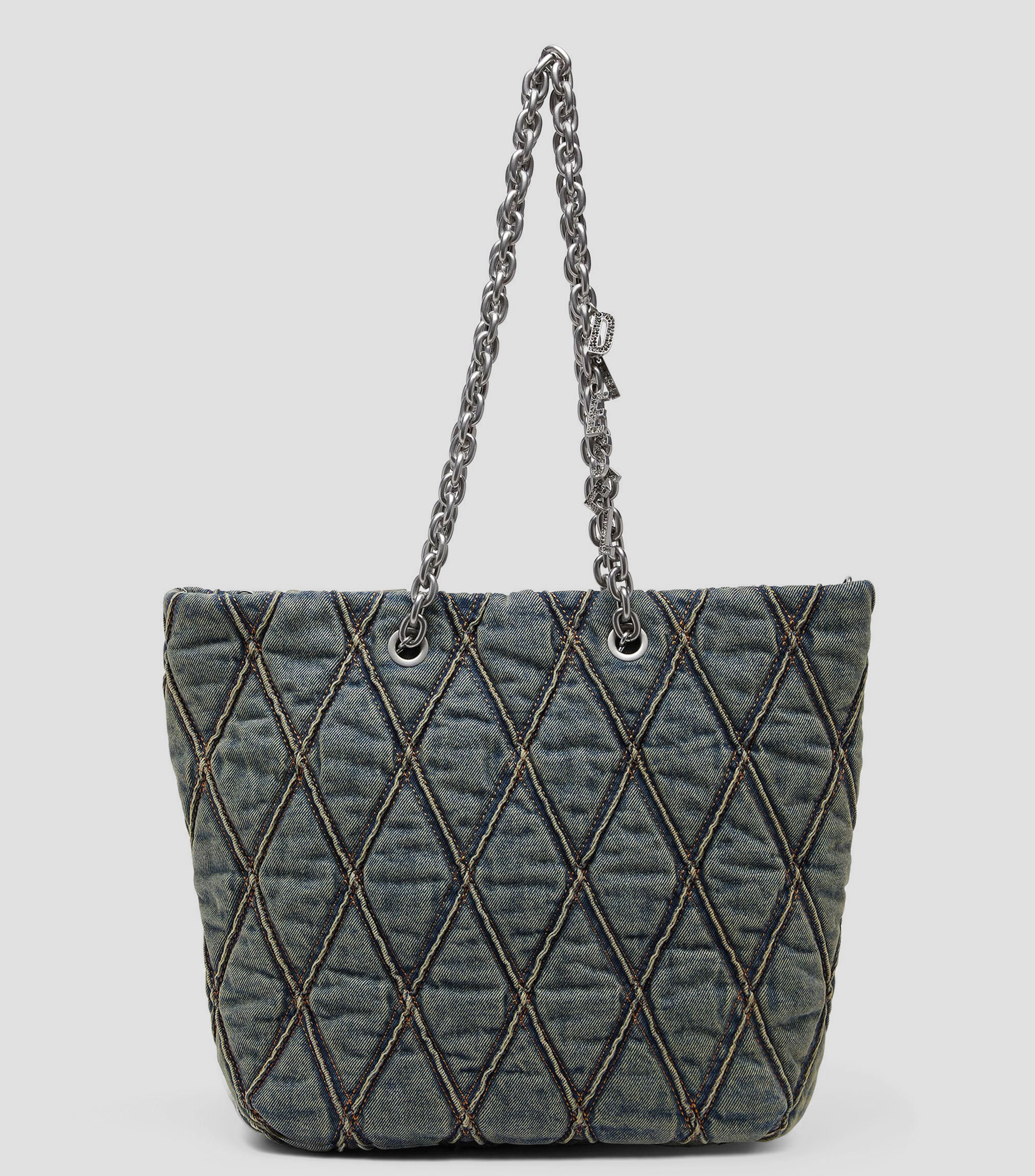 Bolsa Tote Charm Deslavada Mujer