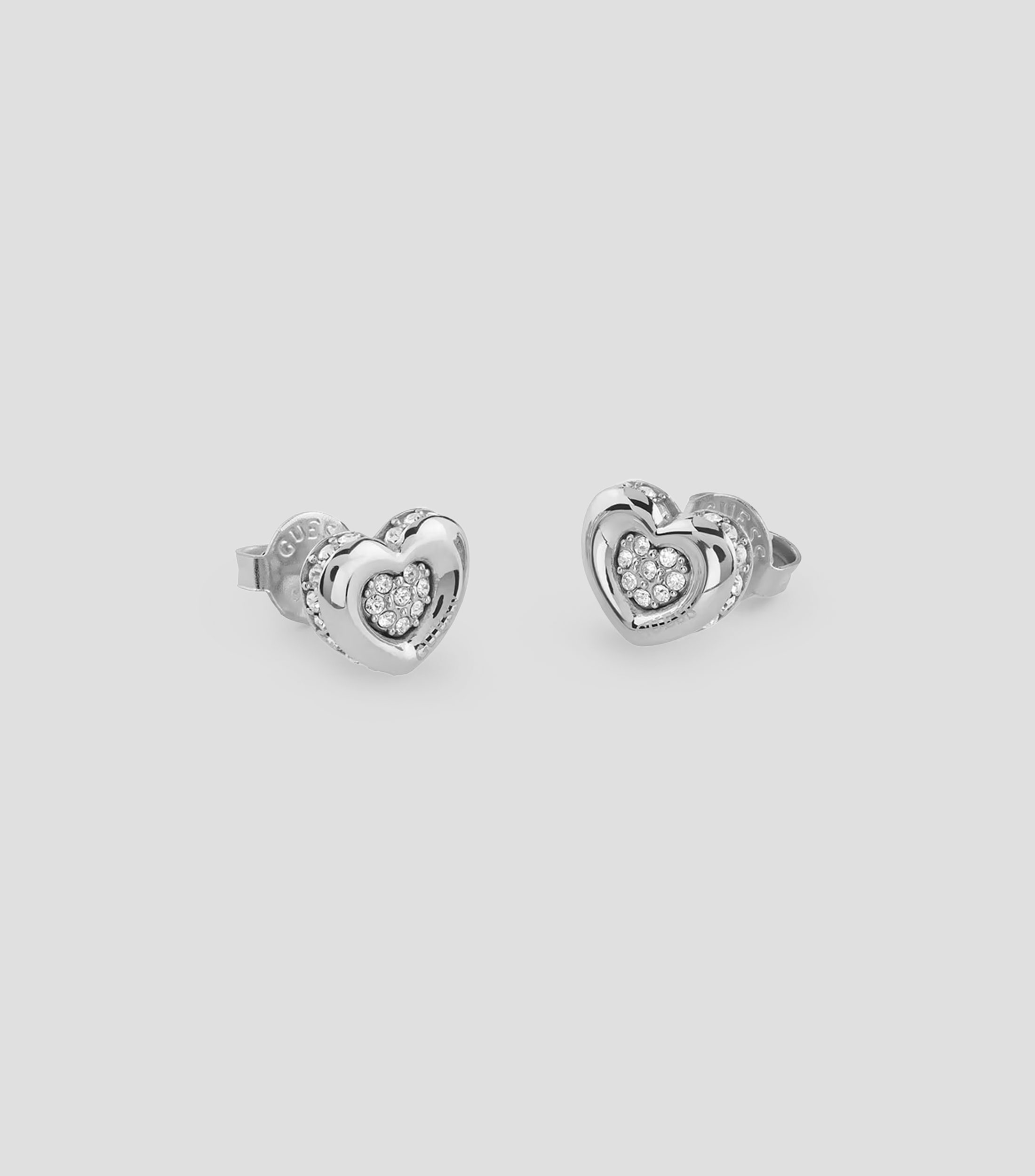 Aretes Love con cristales Mujer