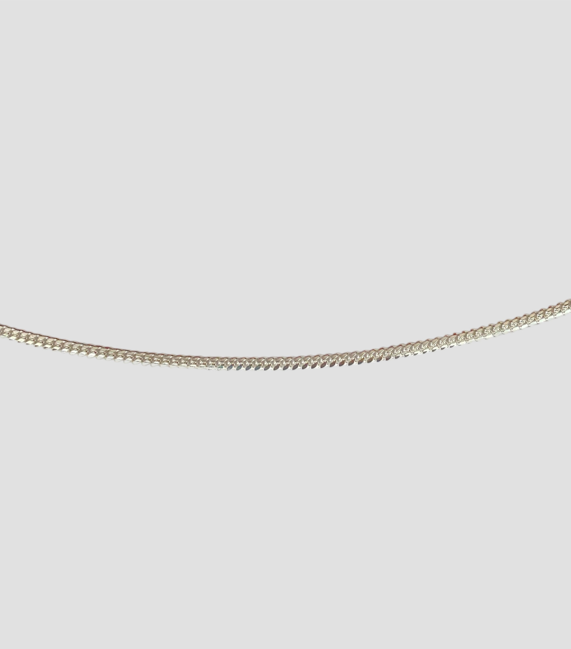 Cadena en plata Hombre
