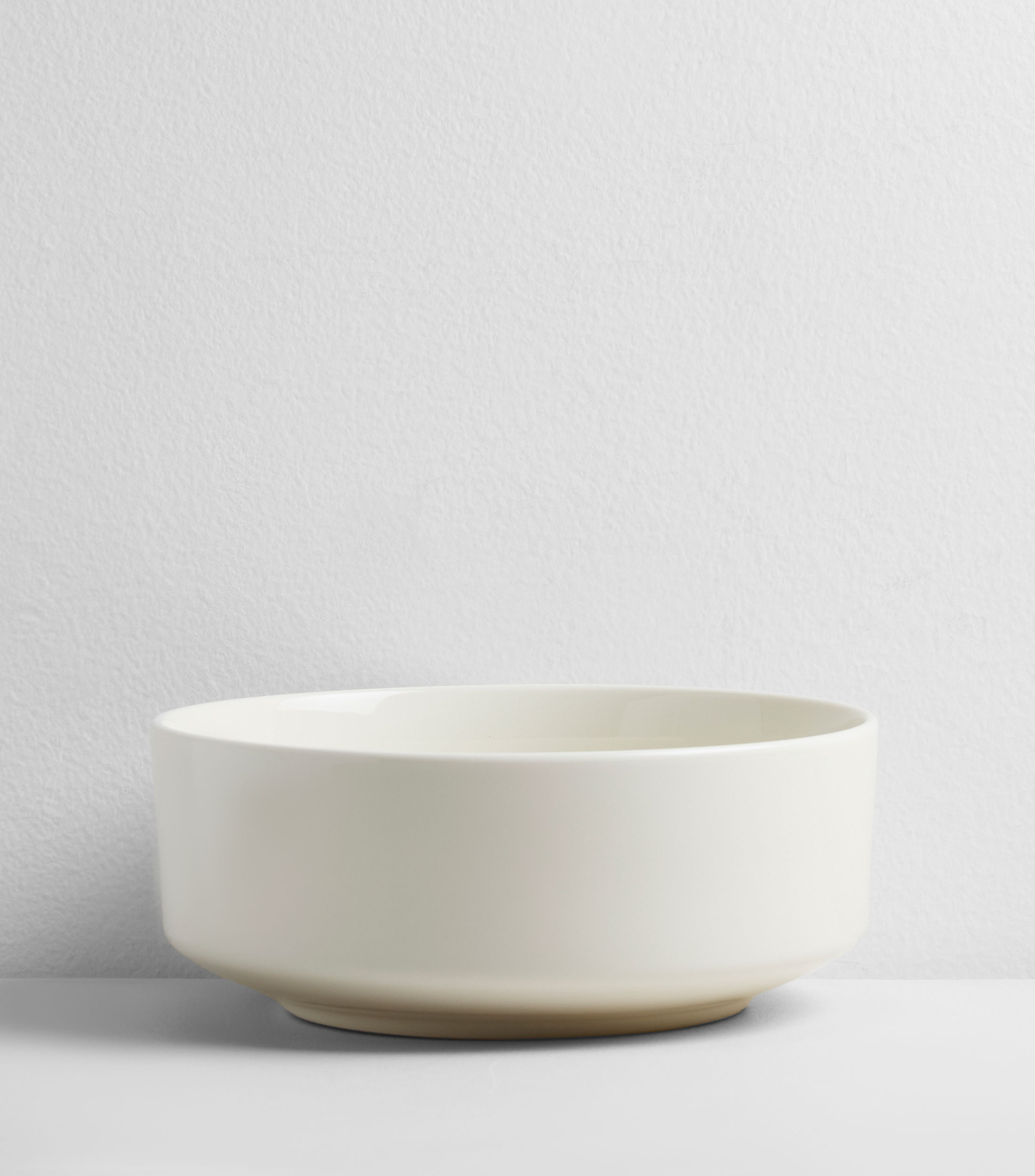 Ensaladera Pure And Fine blanca en cerámica