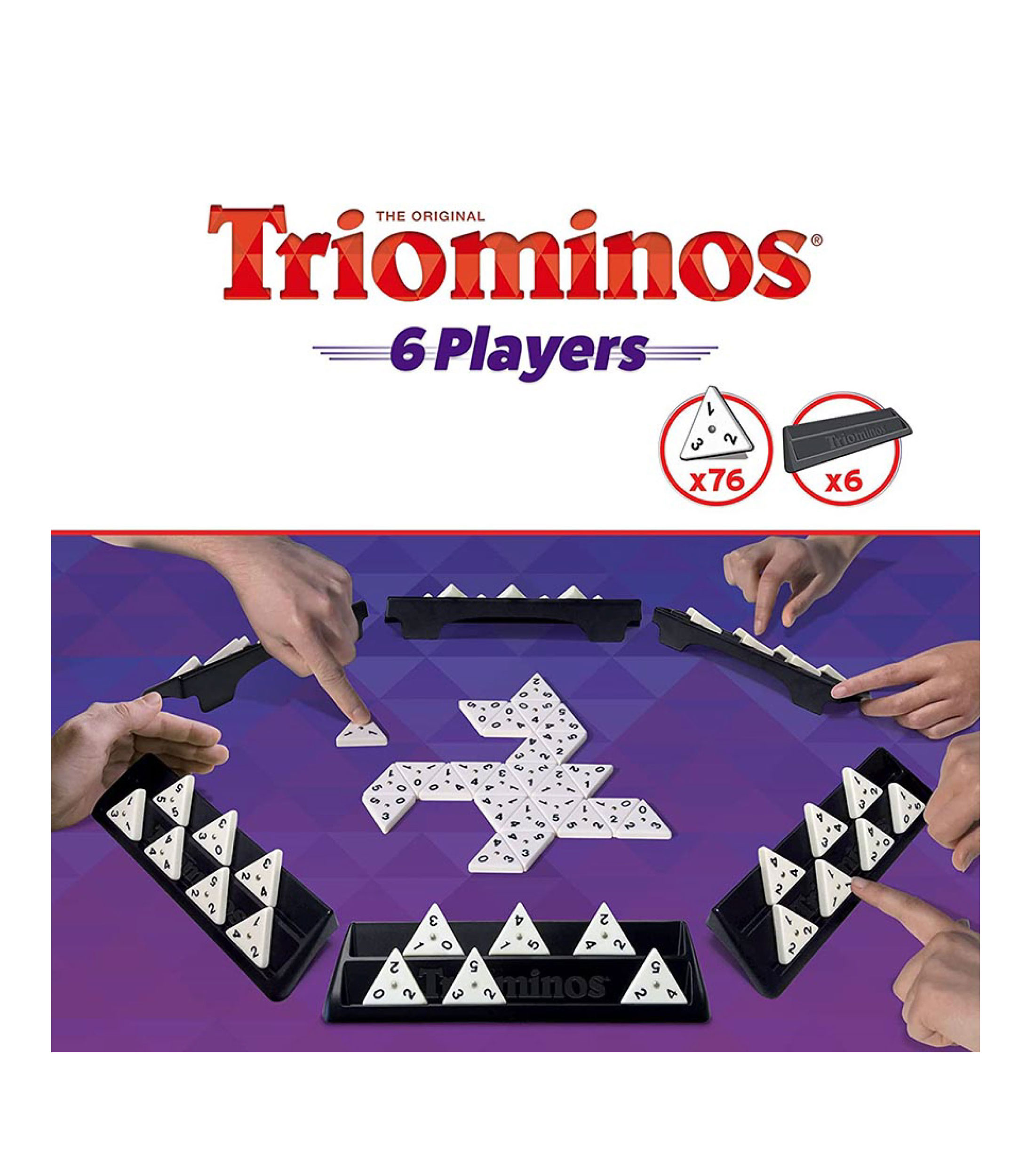 Juego de Mesa Triominos de 6 Jugadores