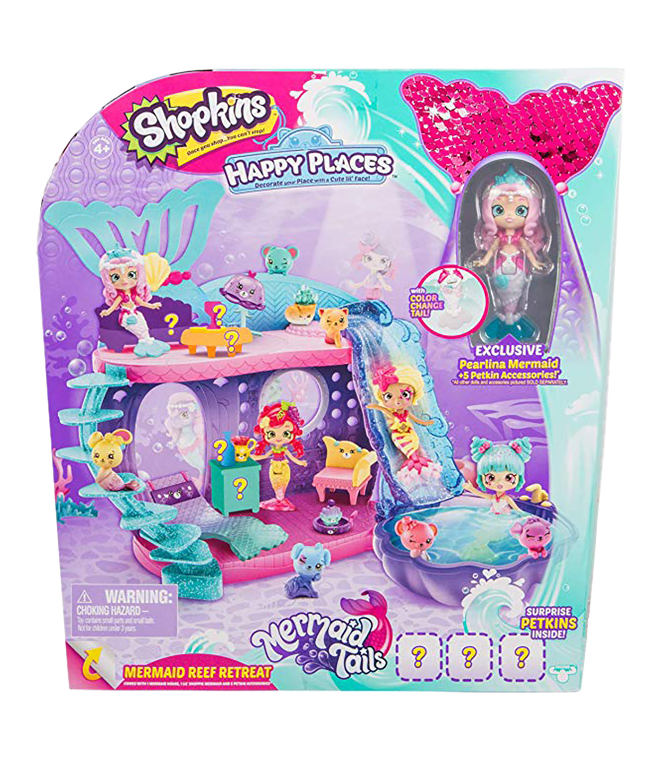 Shopkins Happy Places Mermaid Tails Arrecife de Descanso - El Palacio ...