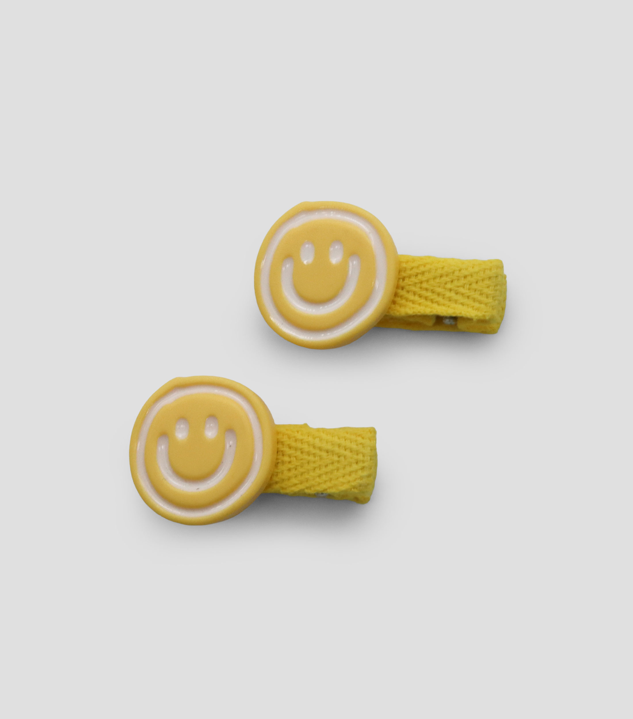 Broches amarillos Happy Face Niña