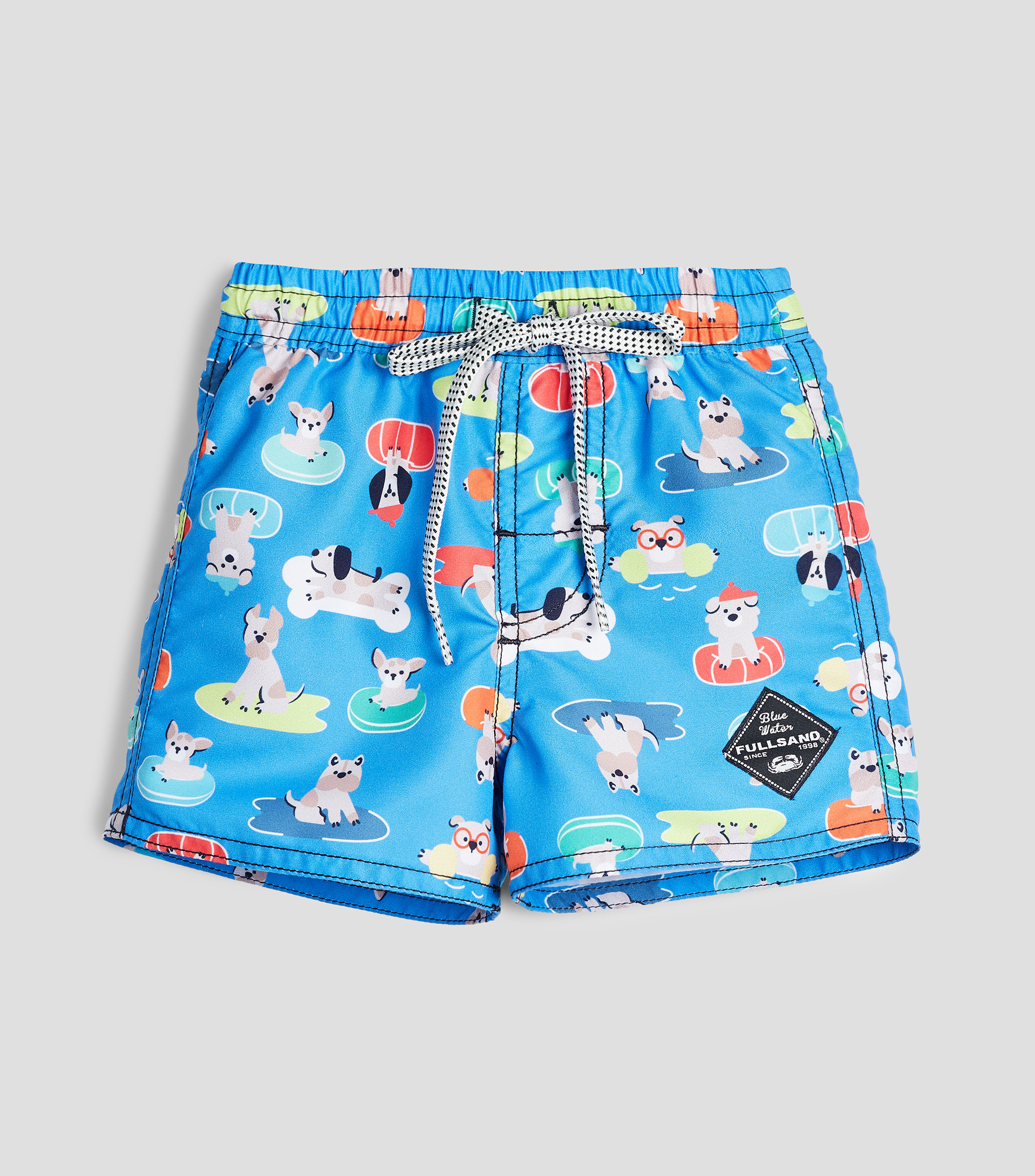 Traje de baño largo estampado Bebé