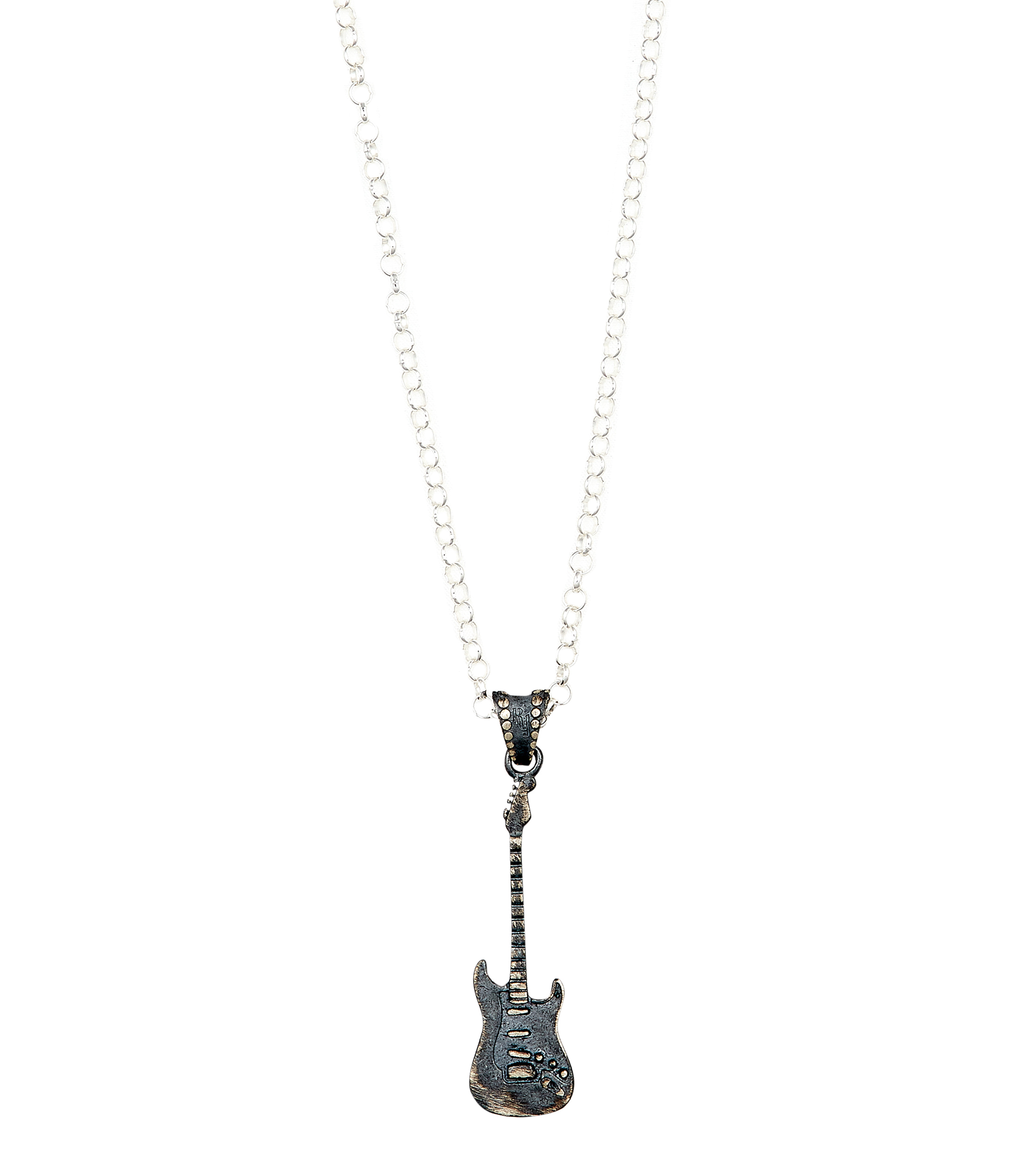 Collar en plata Hombre