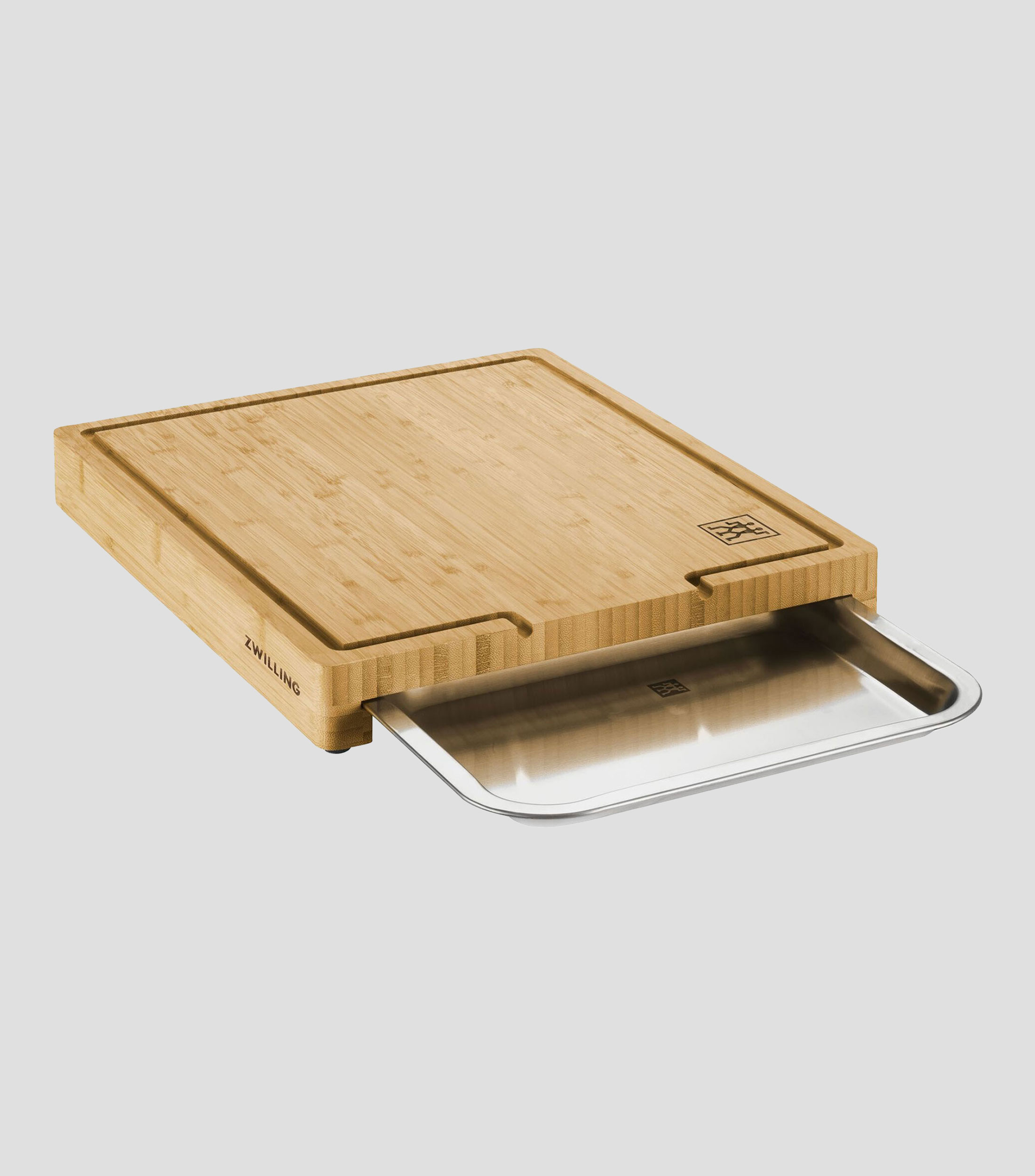 Tabla de Cortar con Bandeja en Bambu