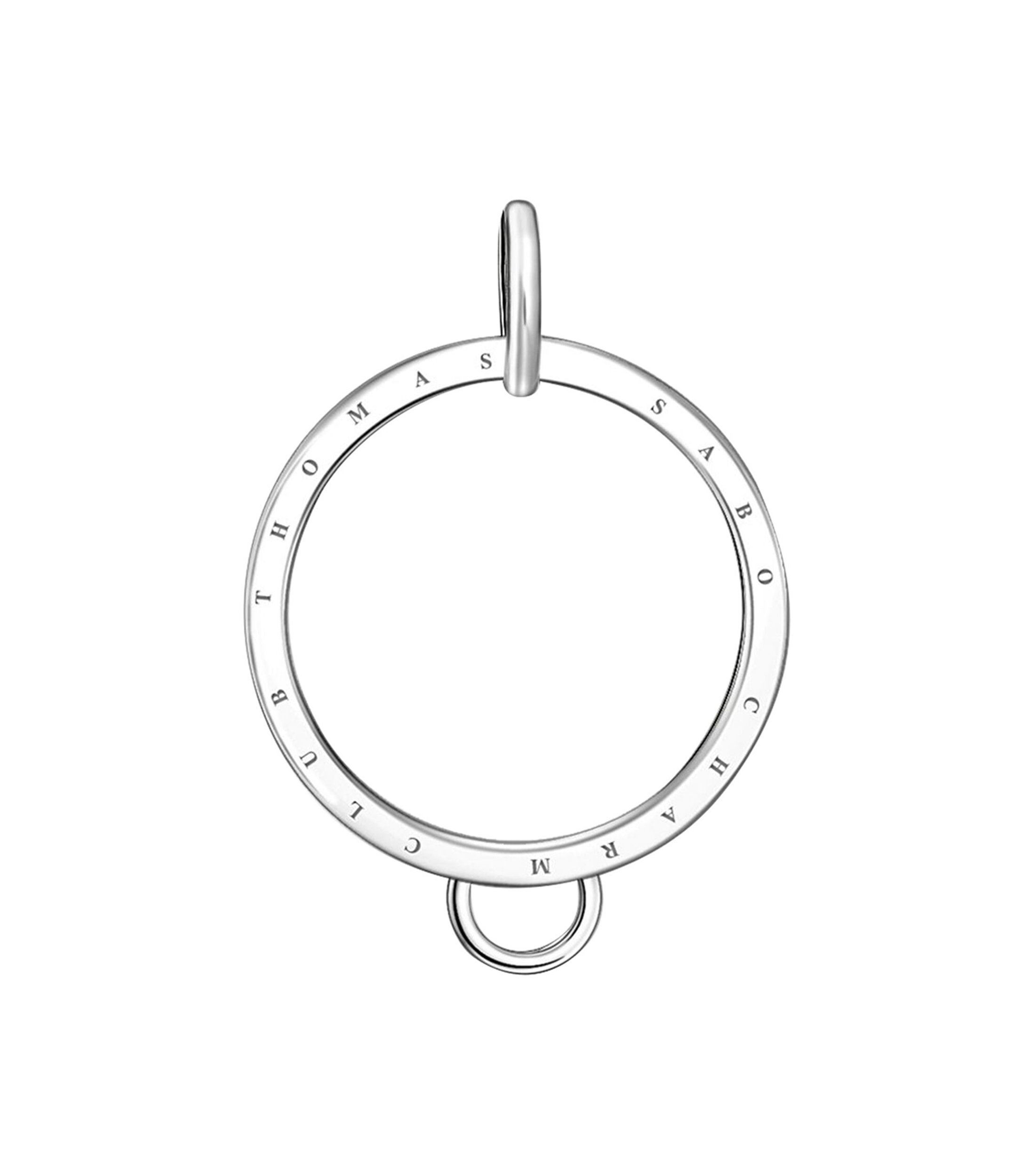 Thomas Sabo Colgante Charm Pluma – Plata De Ley 925 Ennegrecida – Cierre Mosquetón – Regalo Original