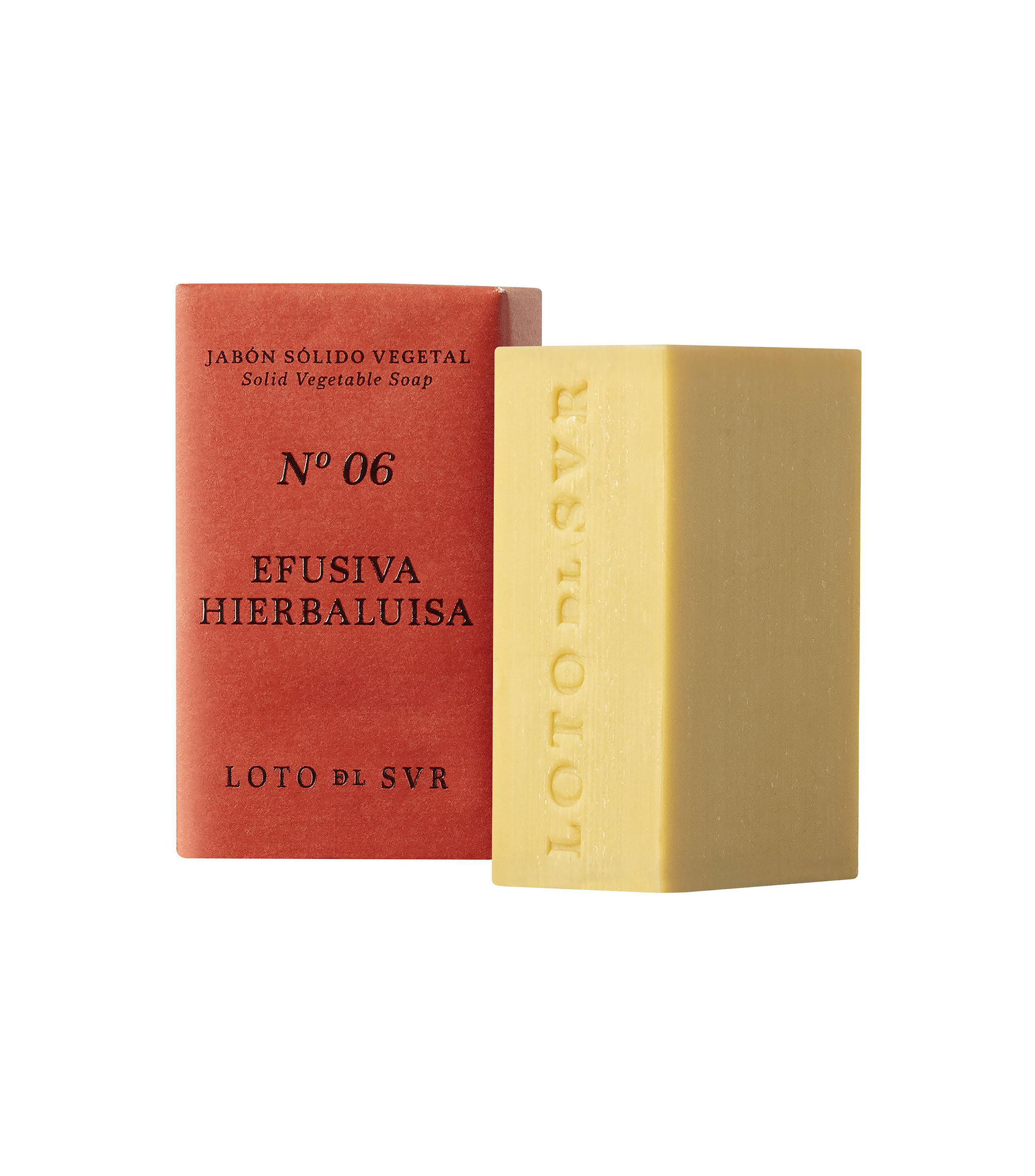 Jabón Sólido Vegetal Efusiva Hierbaluisa, 140 g