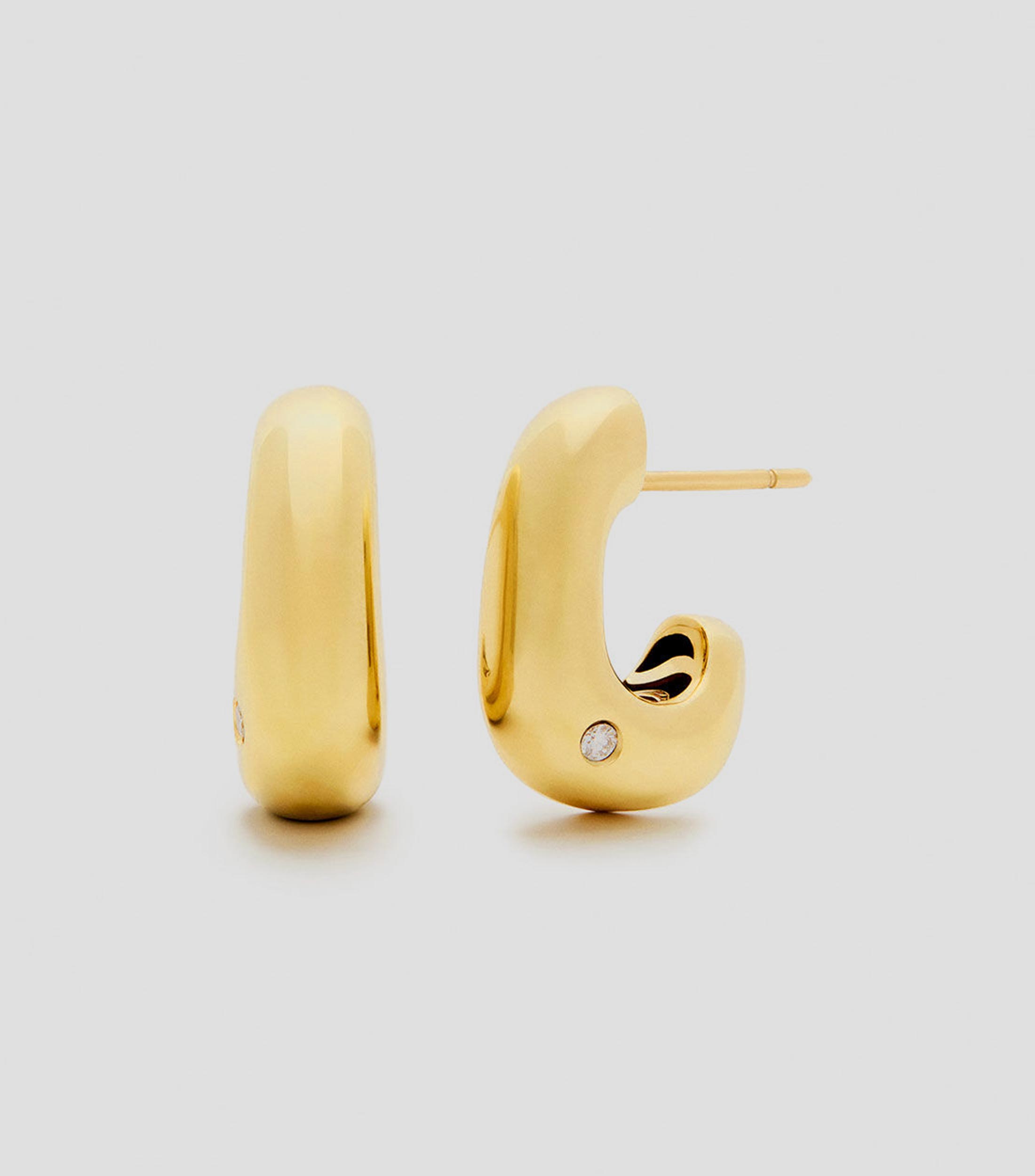 Pendientes en Oro de 18 Kilates Mujer