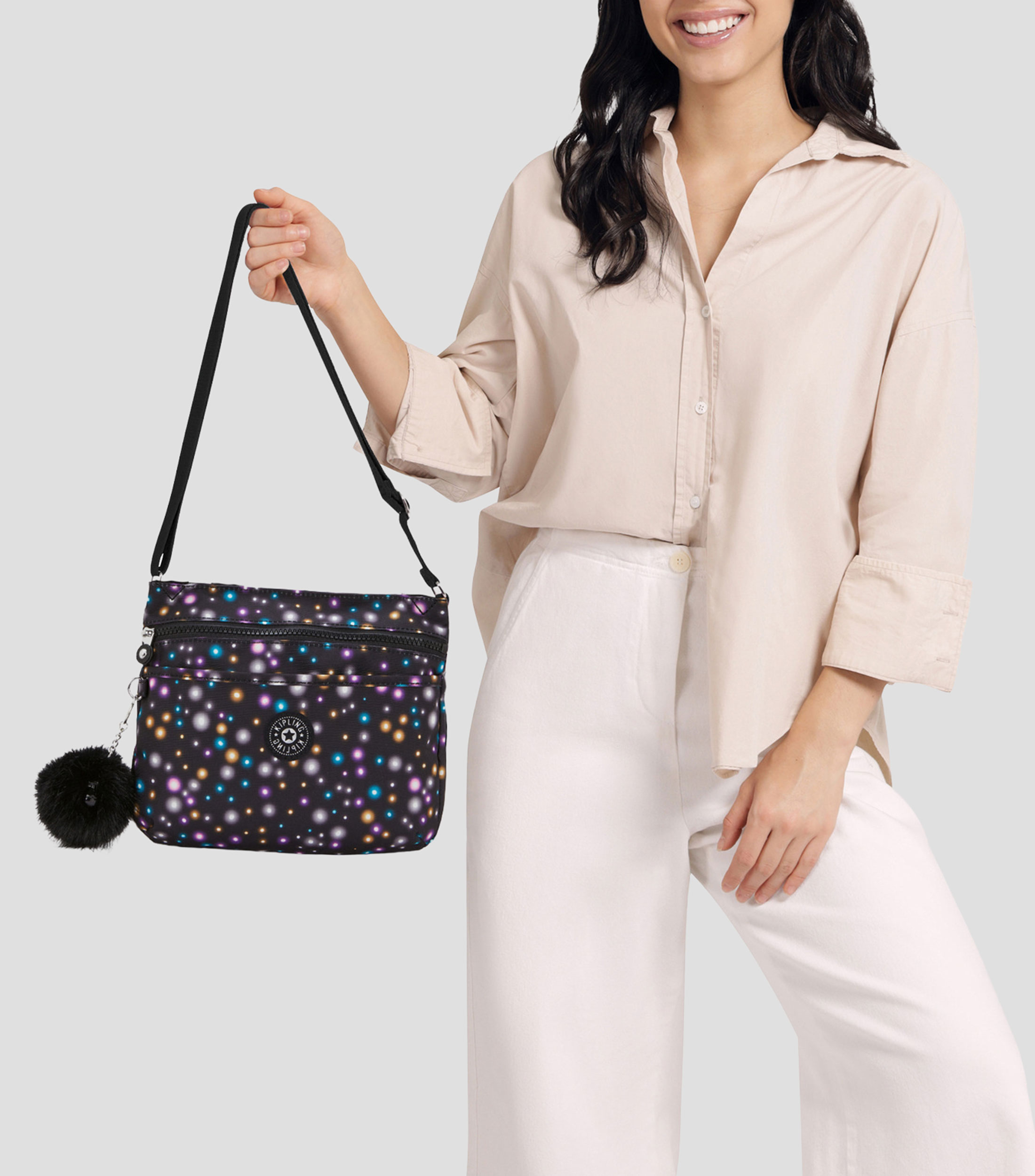 Bolsa crossbody Emmylou estampada Mujer