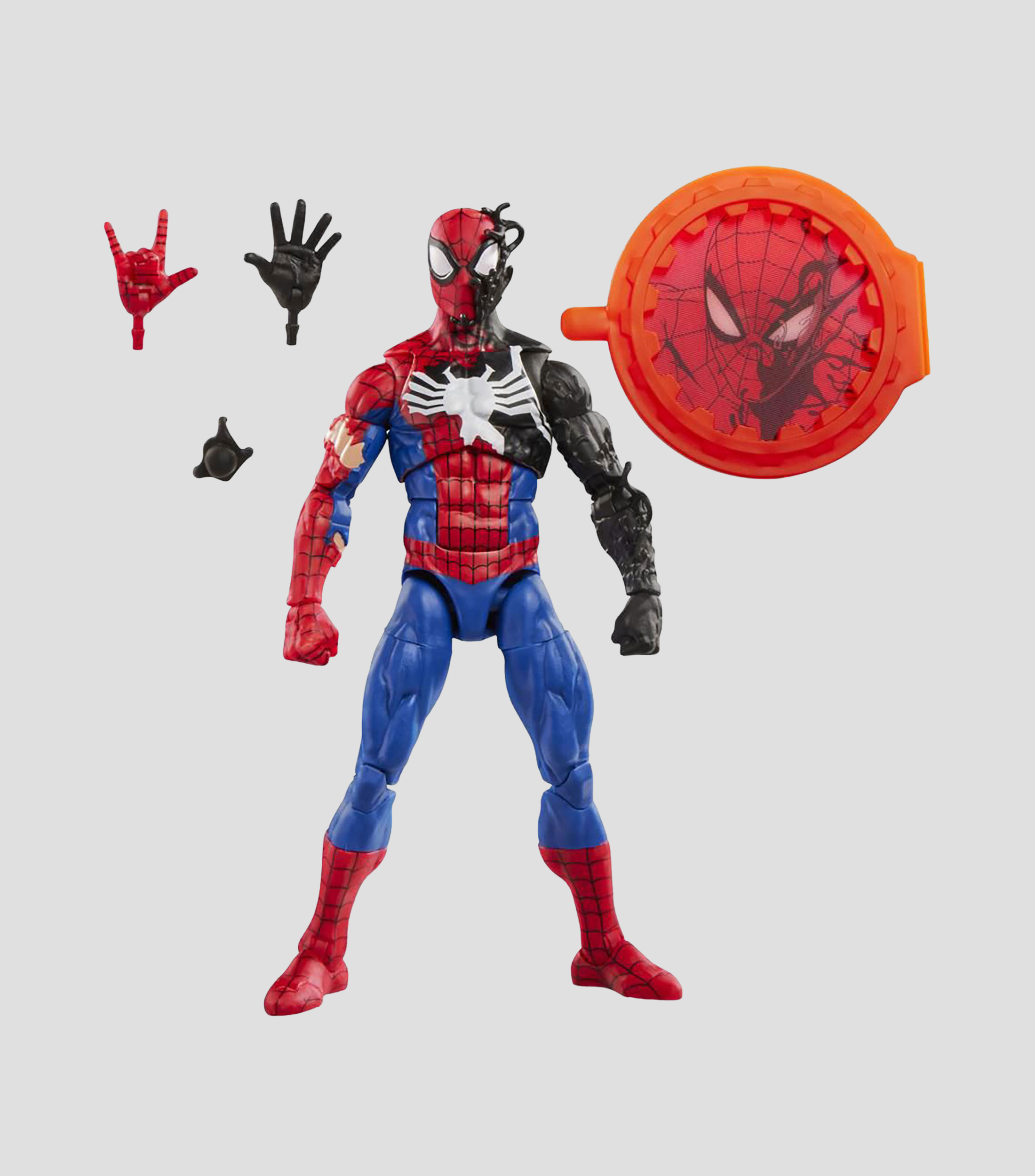 Figura de colección Marvel Legends Series Secret Wars Spider-Man (Alien Costume)