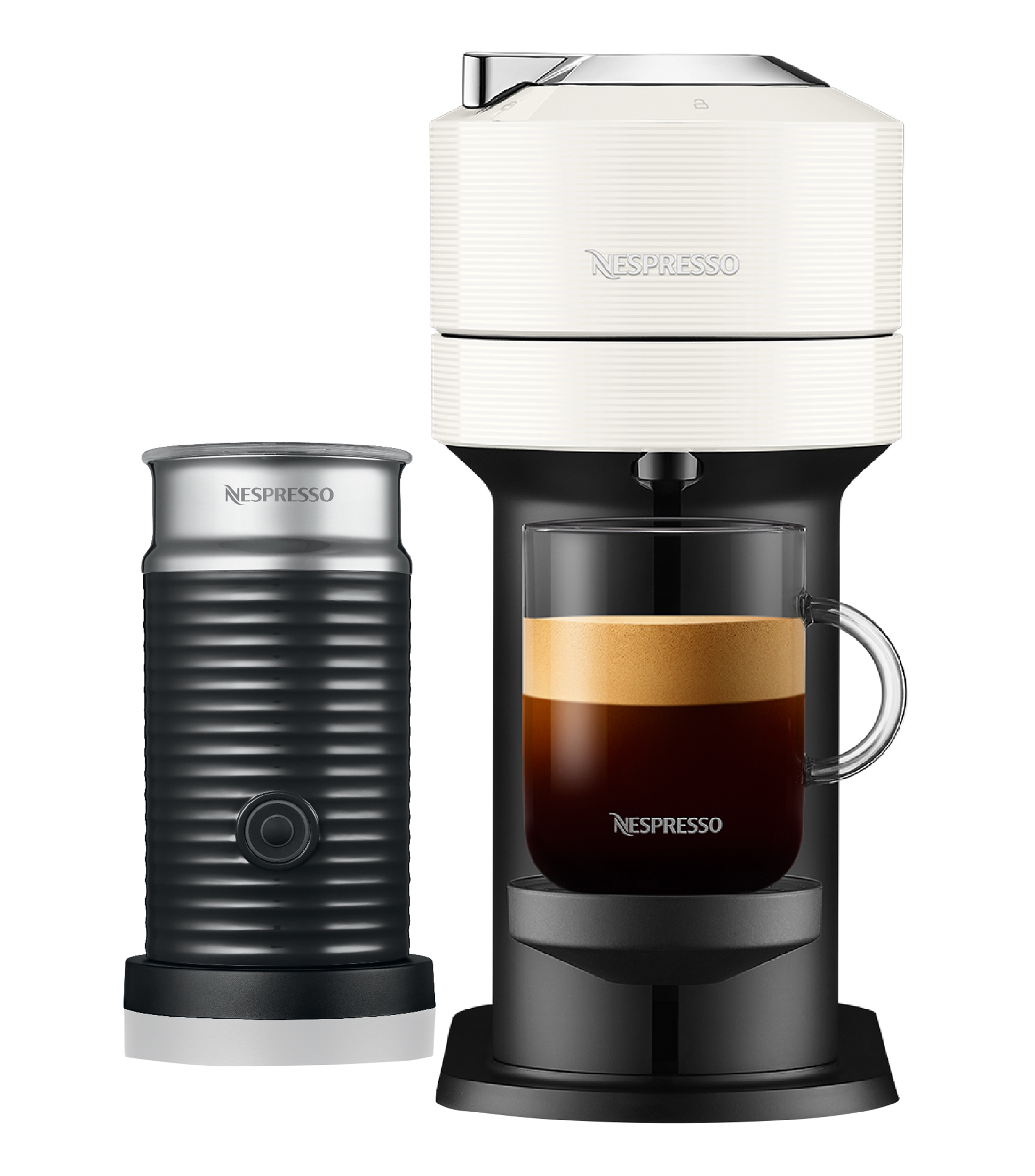 Nespresso Combo Vertuo Next & Aeroccino 3 Blanco El Palacio de Hierro