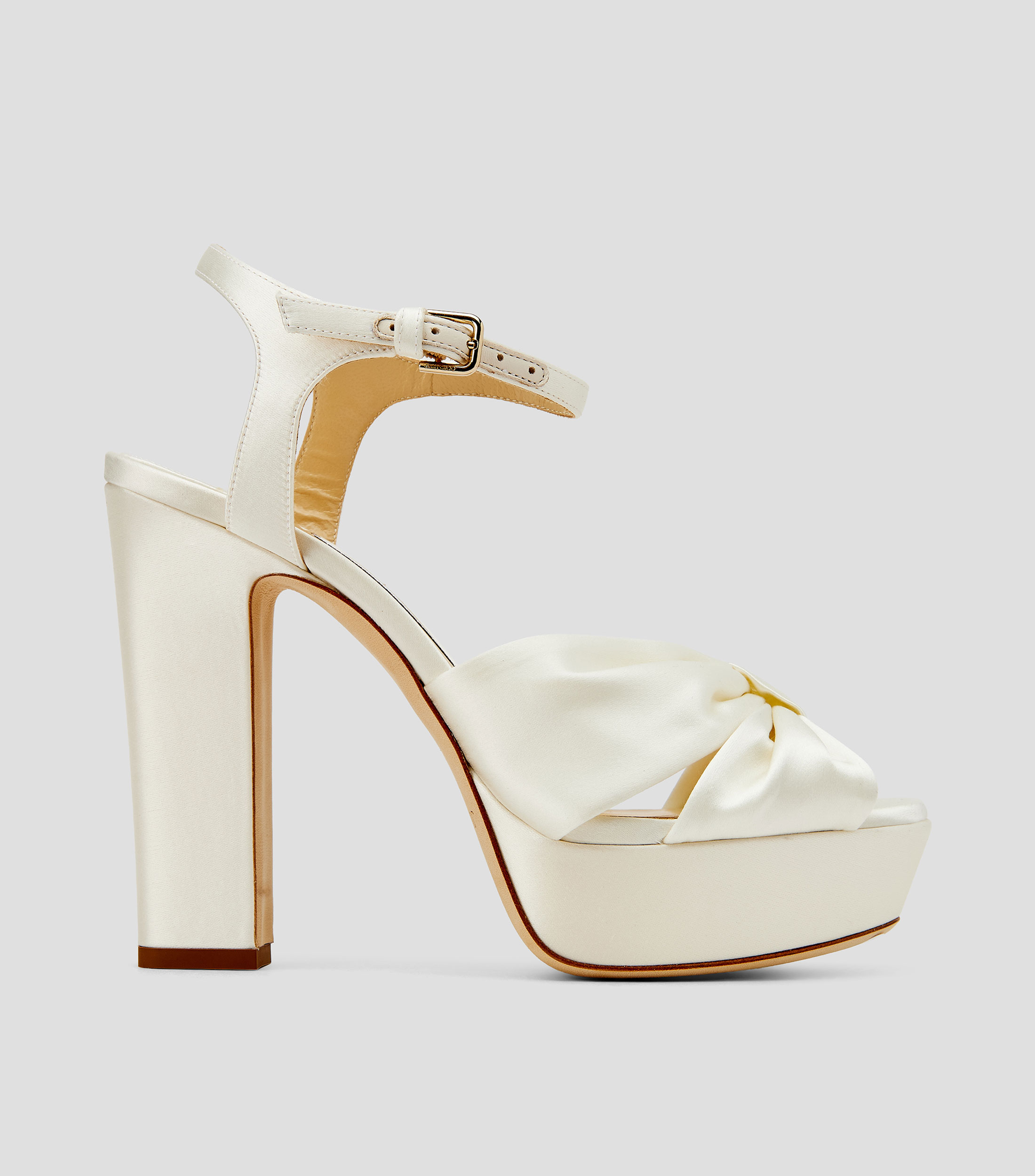 Sandalias con tacón alto cuadrado Mujer