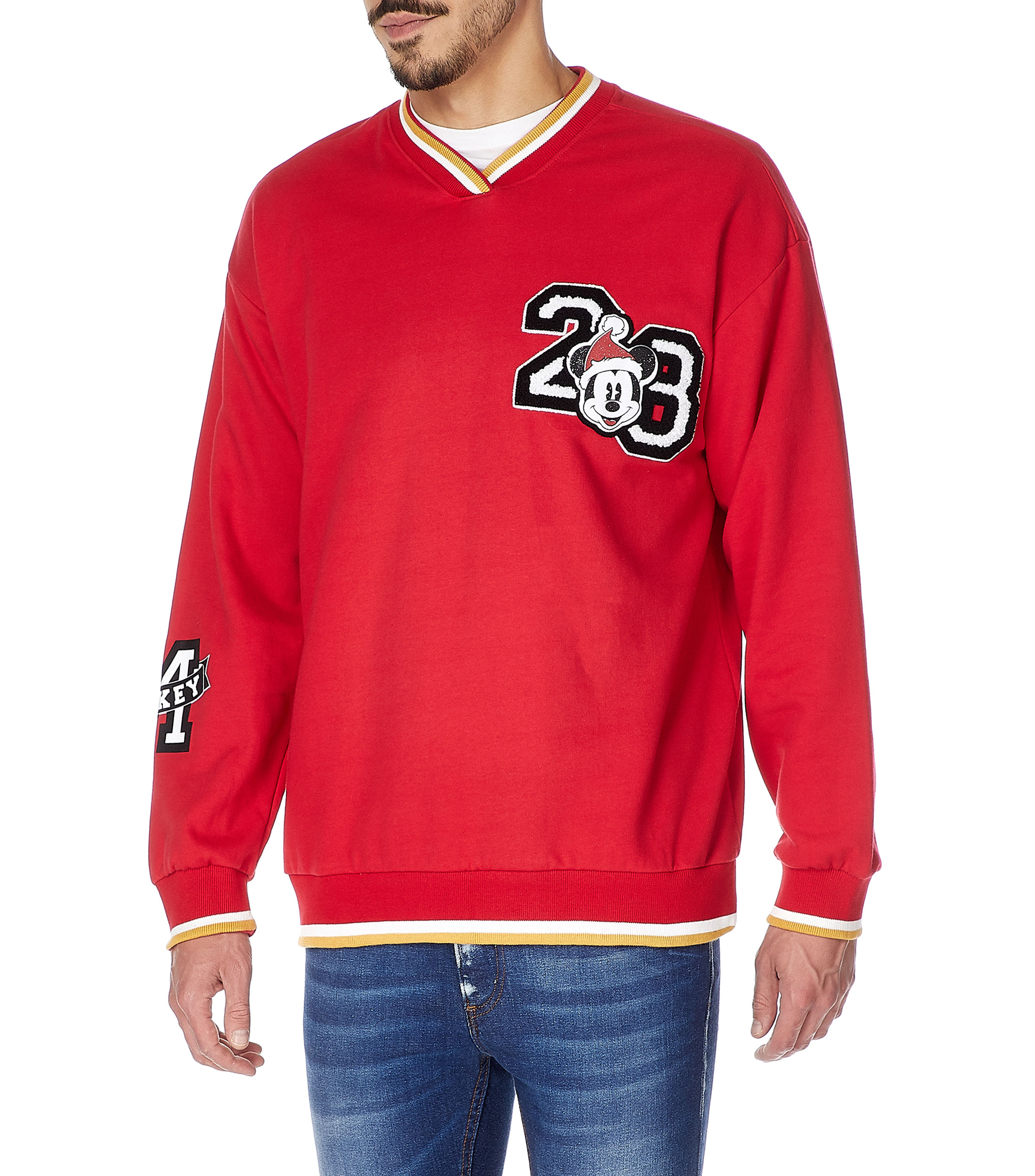 Catamaran: Sudadera con Mickey Mouse navideño Hombre El Palacio