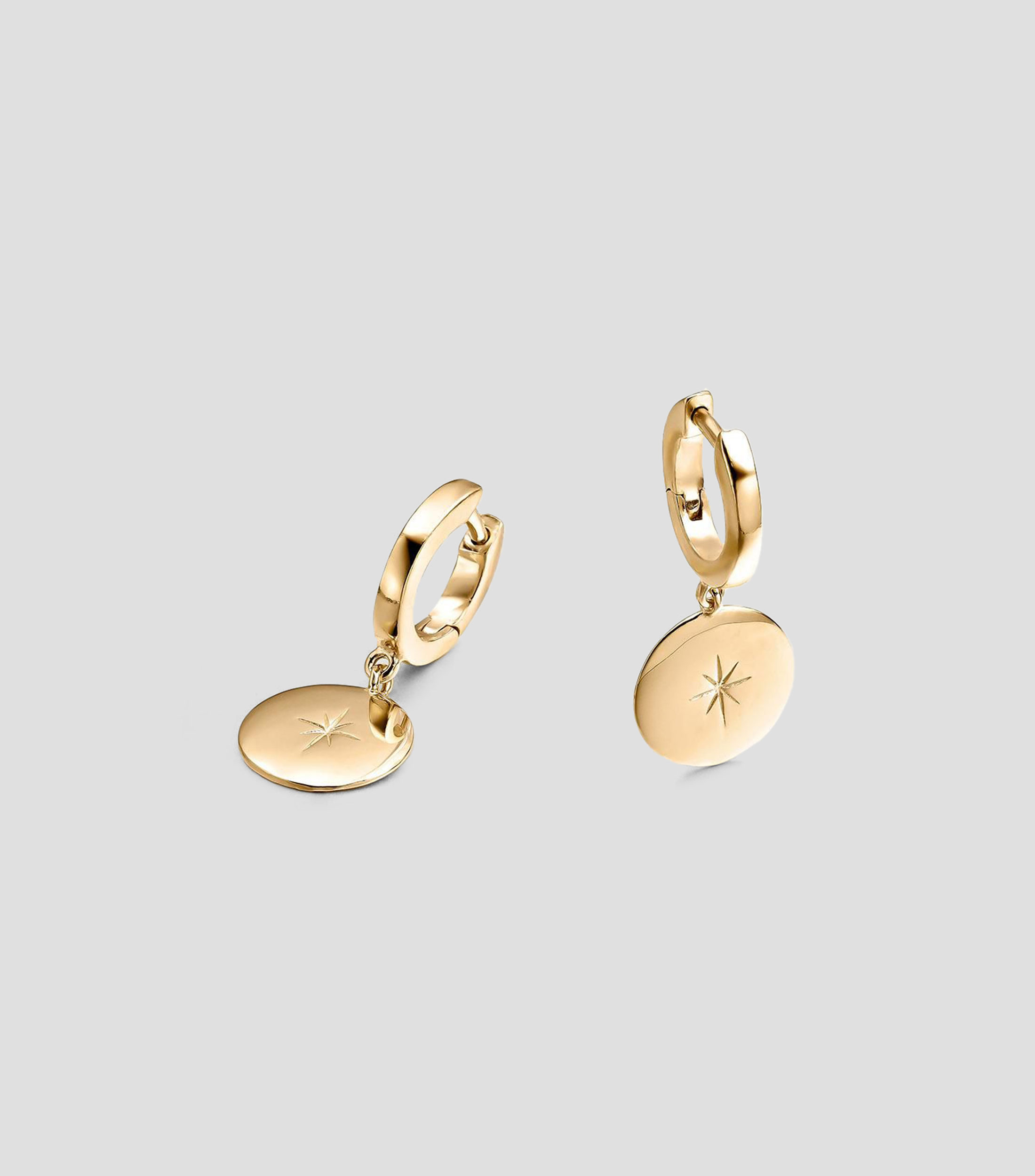 Aretes de aro en plata .925 Connector Criolla Mujer