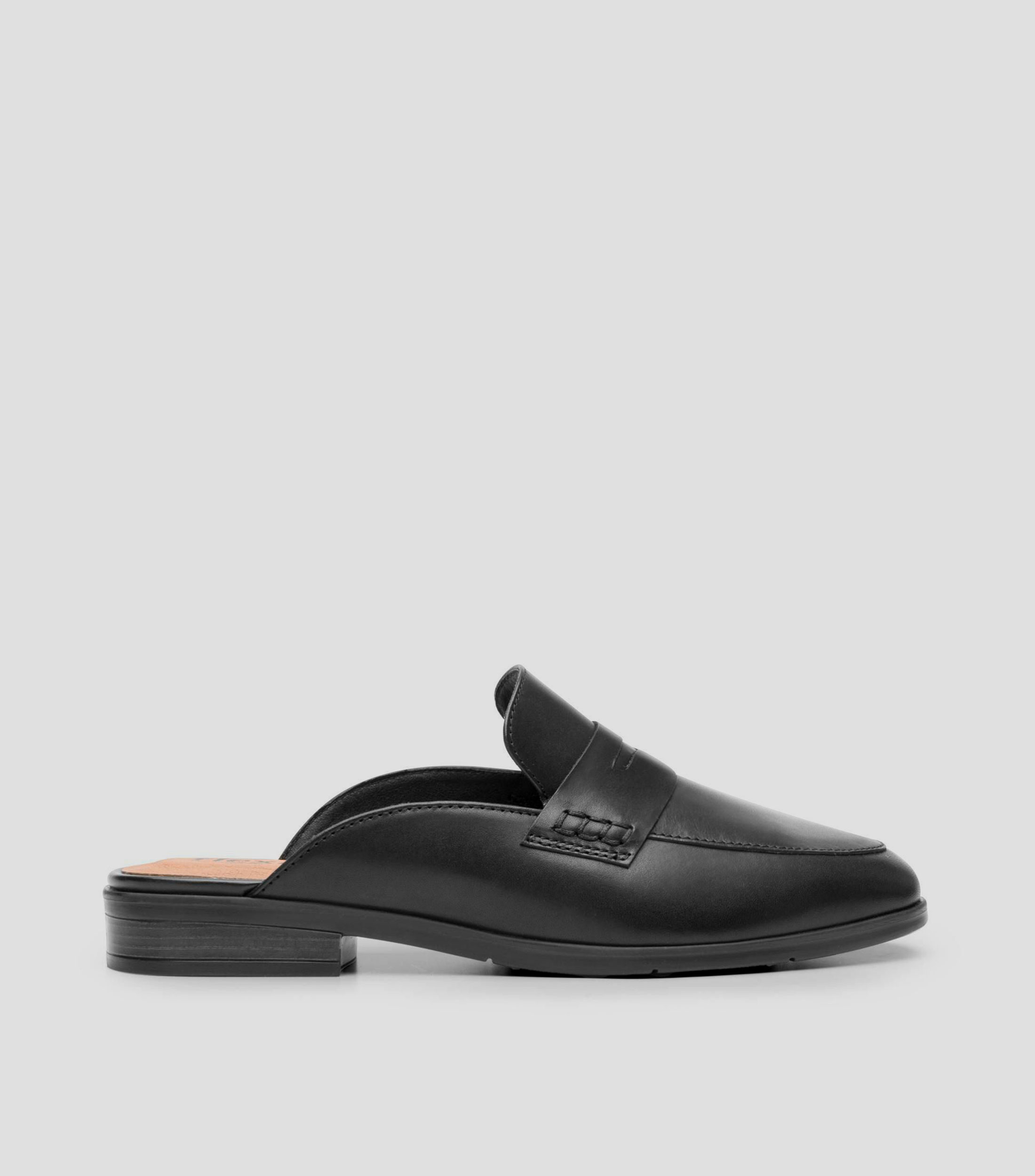 Zuecos casuales Lorela en piel Mujer