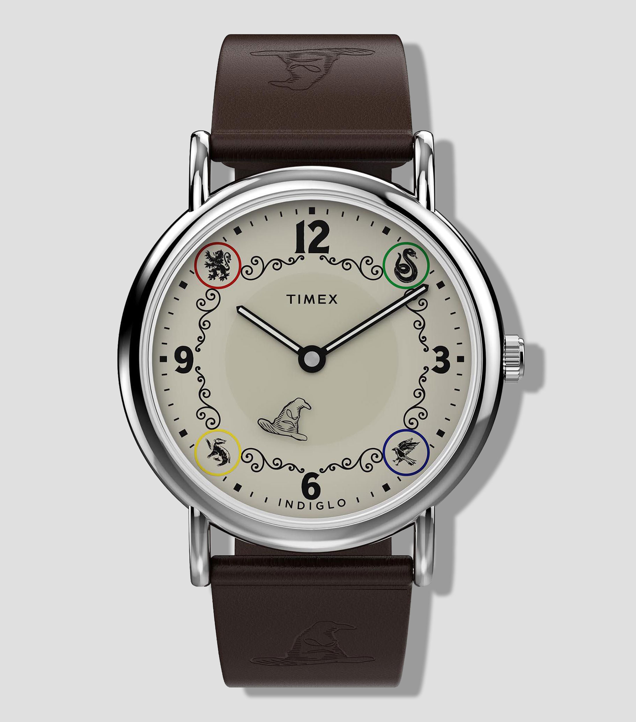 Reloj Unisex Weekender x Harry Potter Gryffindor Casual Crema, Piel Café
