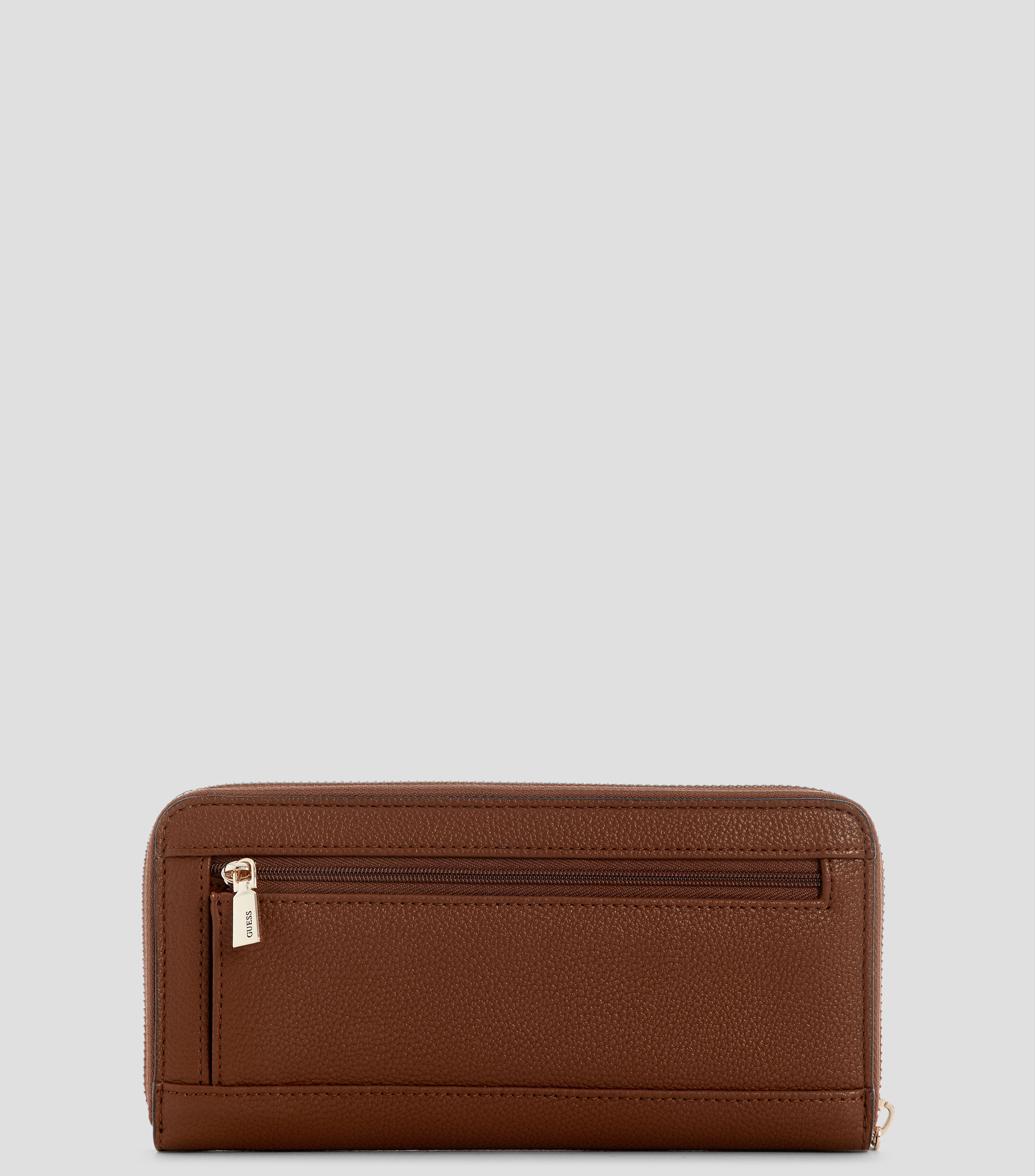 Cartera café Lucci sólida Mujer