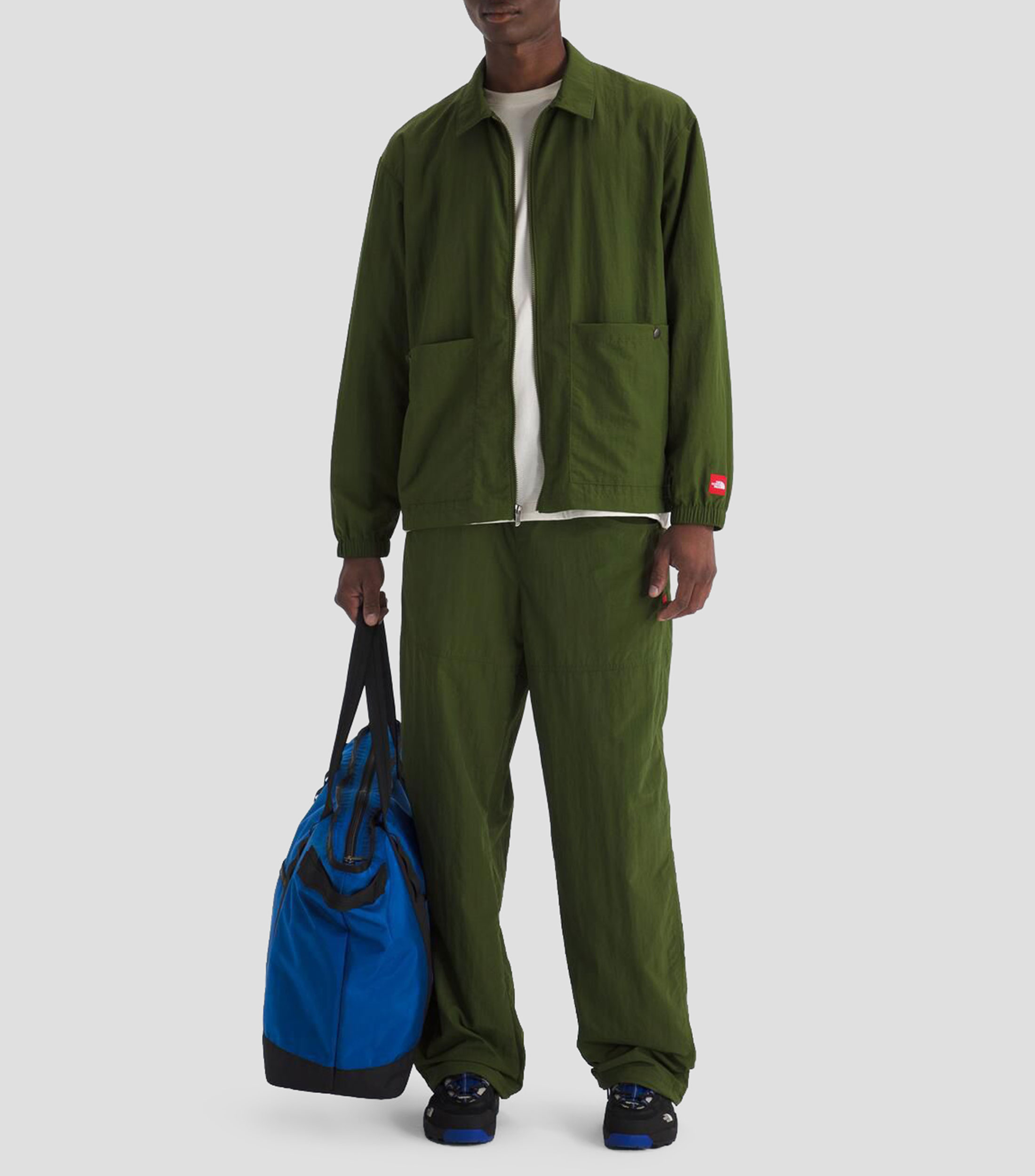 CHAMARRA SOBRECAMISA TNF RED BOX NYLON HOMBRE