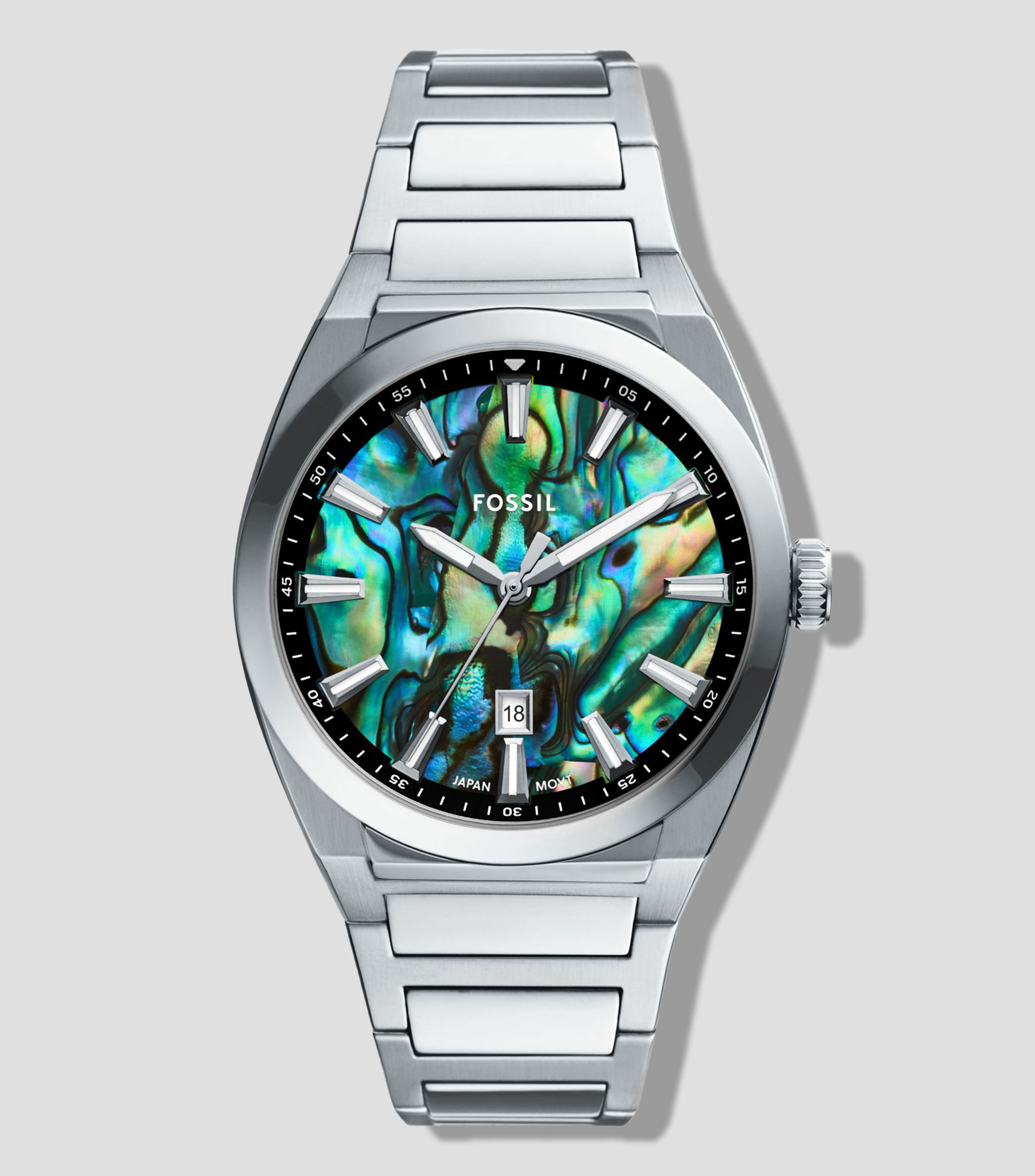Reloj para Hombre Everett Casual Plateado