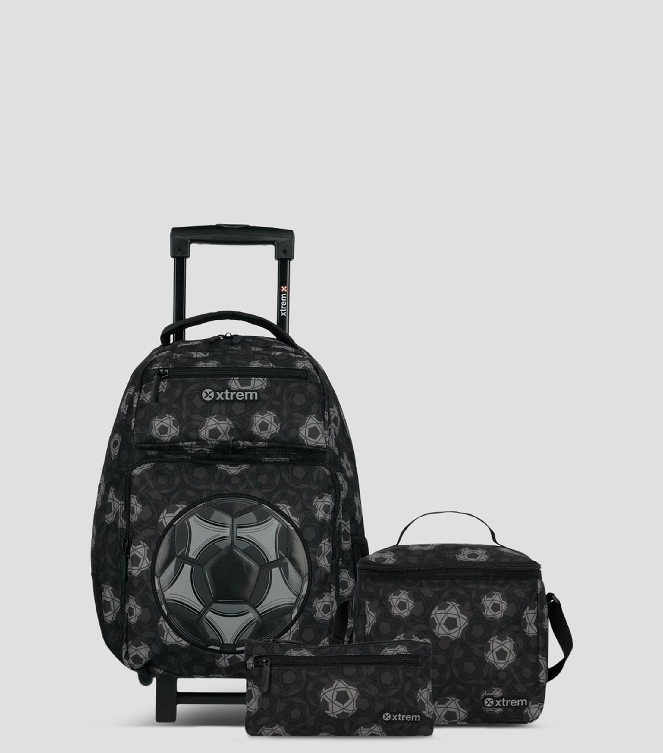 Set de Mochila con ruedas, estuche y lonchera Runpack Niño