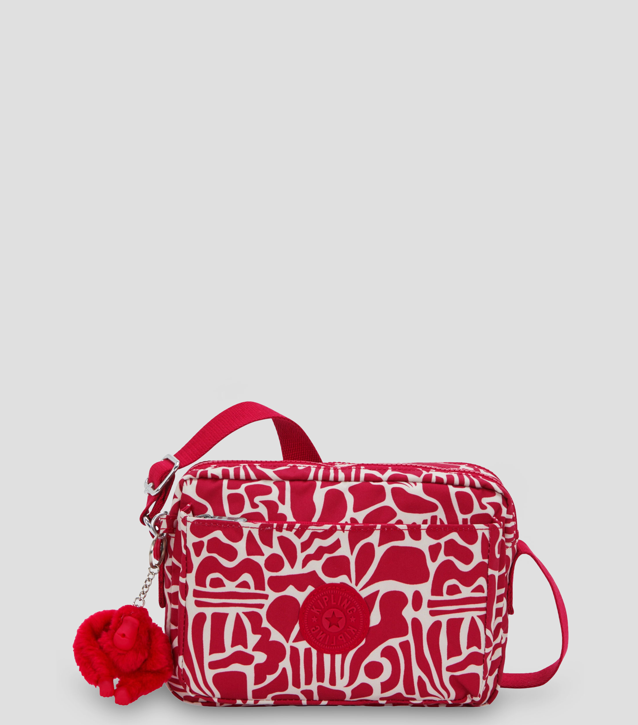 Bolsa crossbody rojo Abanu estampada Mujer