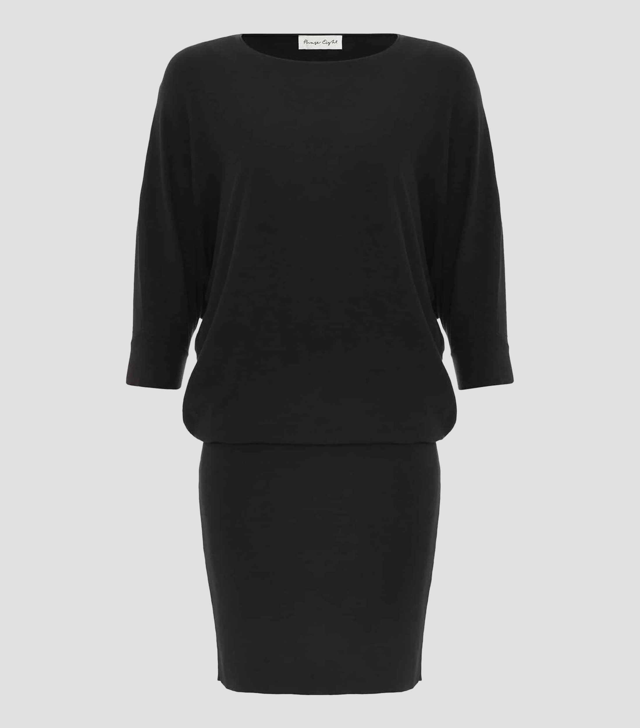Vestido corto liso Mujer