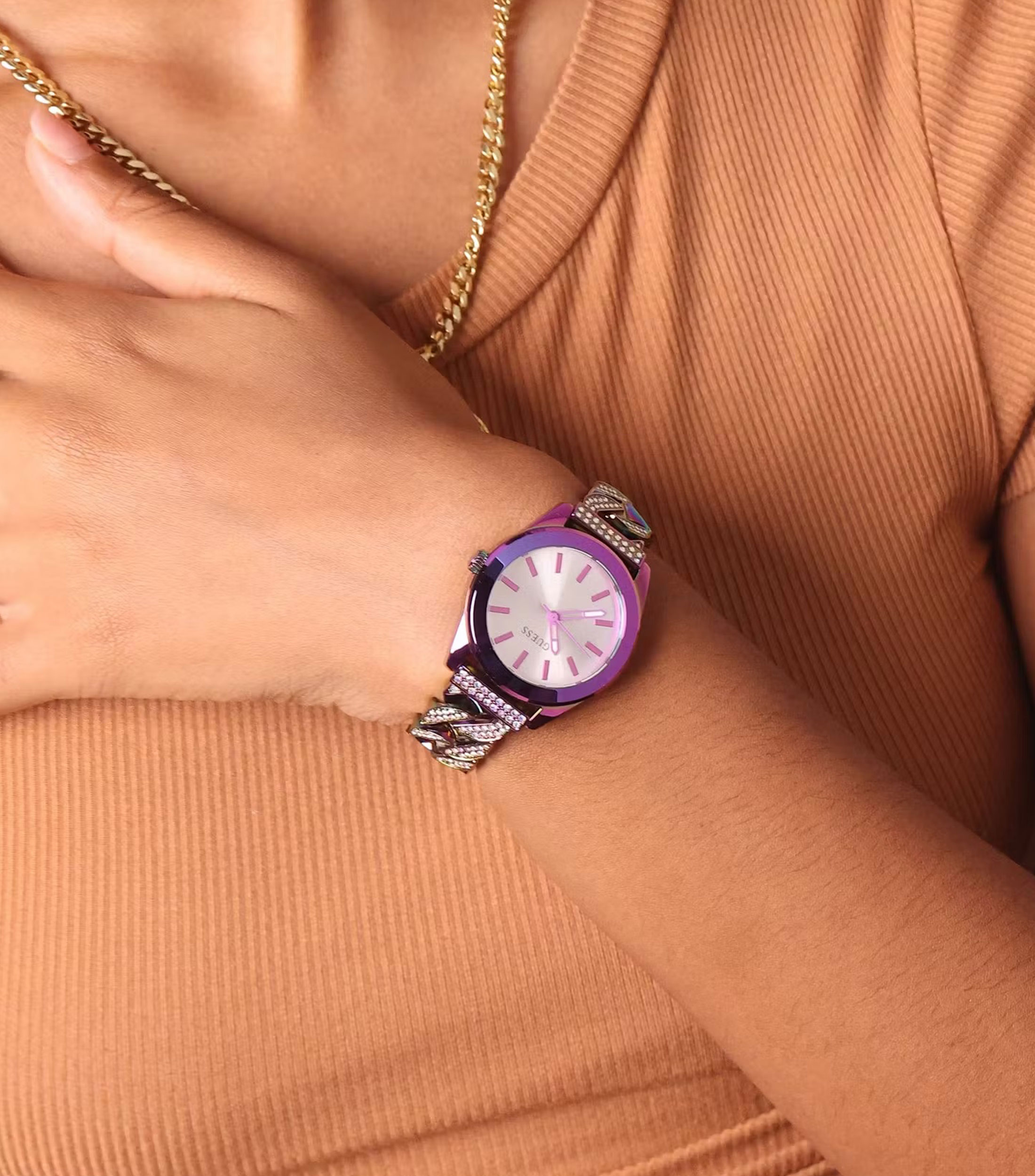Reloj para mujer Serena casual, iridiscente