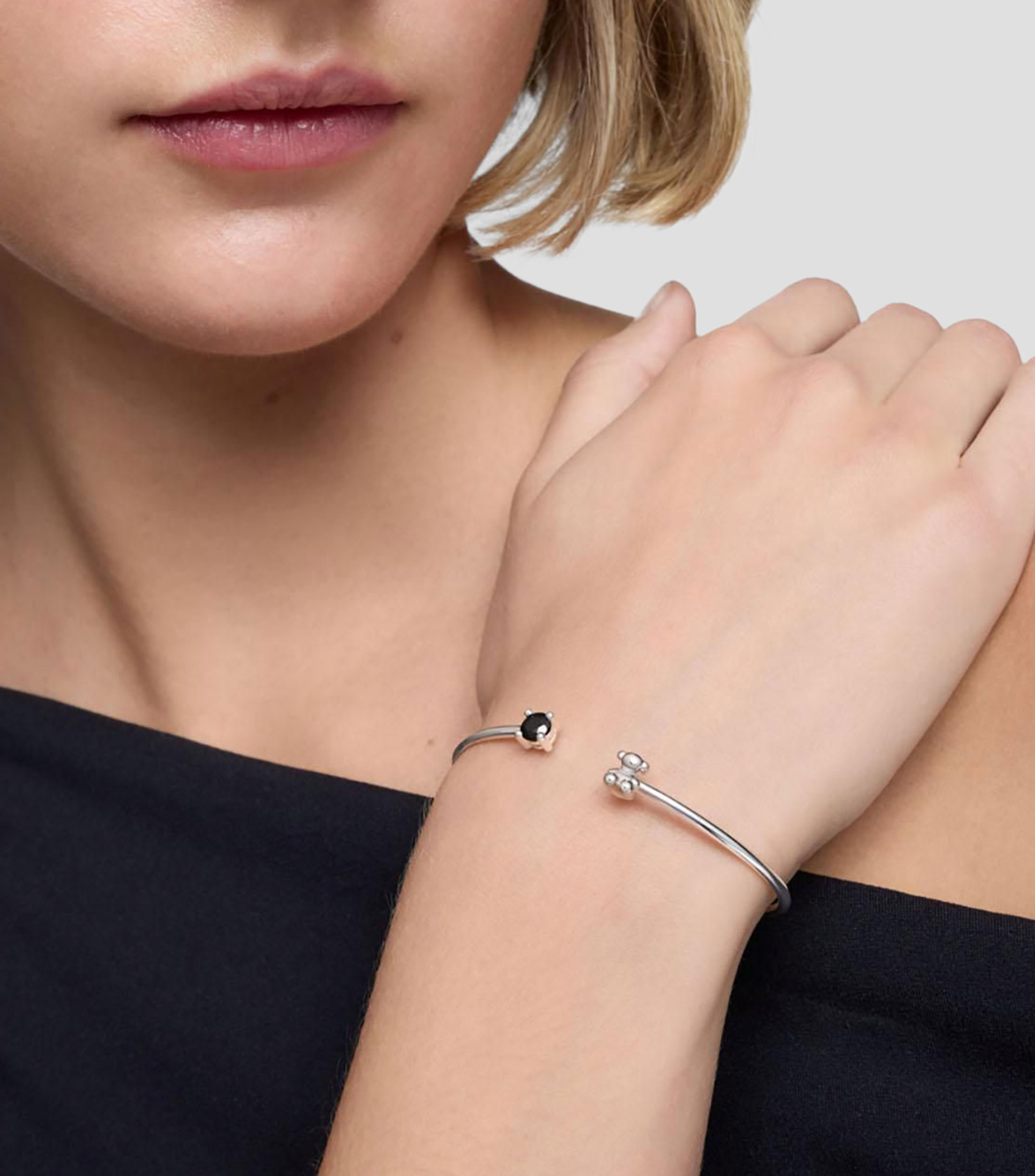 Pulsera en plata .925 con espinela Cachito Mío Mujer