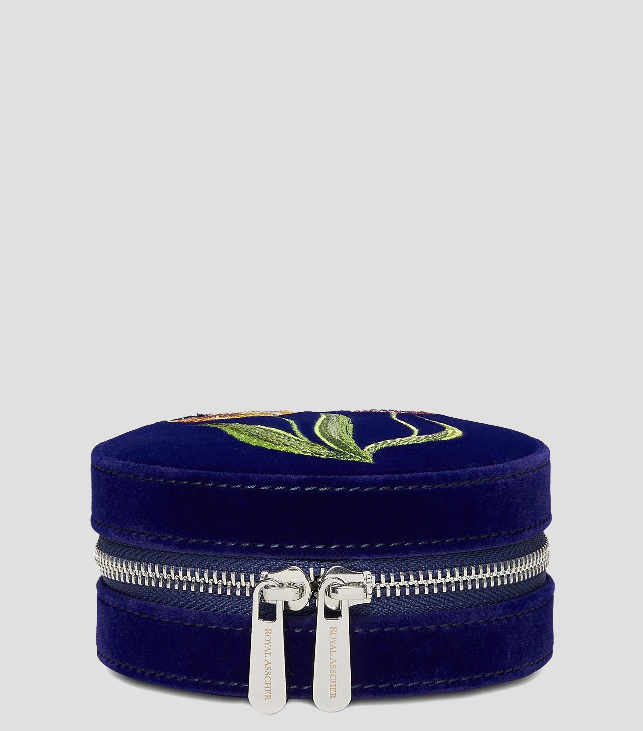 Estuche de Viaje Royal Asscher Redondo Azul