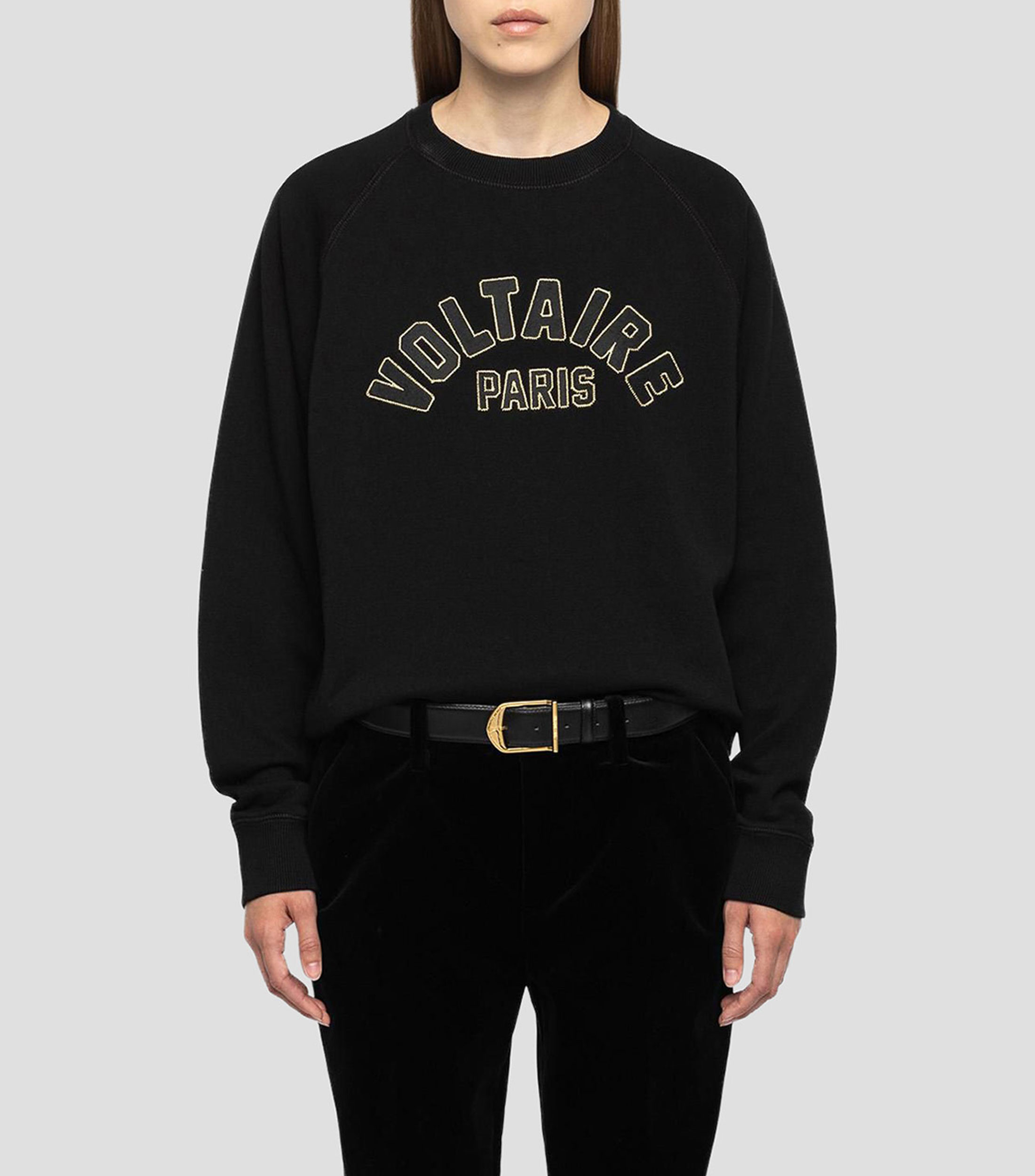 Sudadera con bordado Mujer