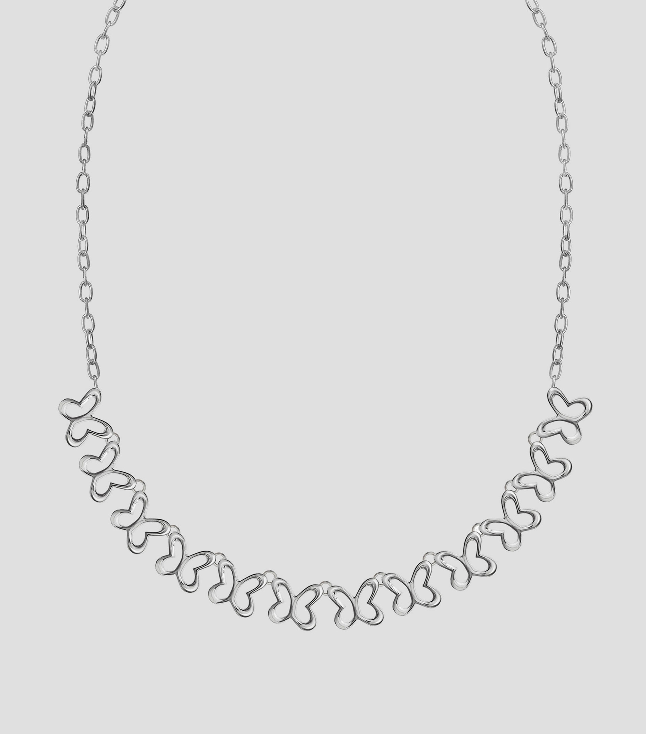 Collar con 12 mariposas en plata .925 Alegría Mujer