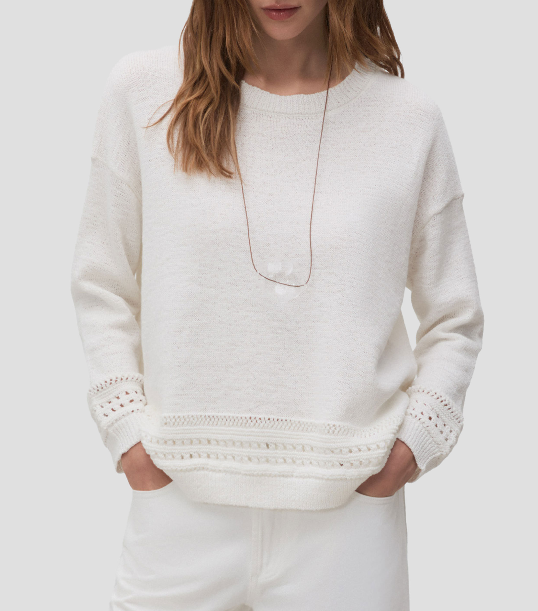 Sudadera con calados Mujer
