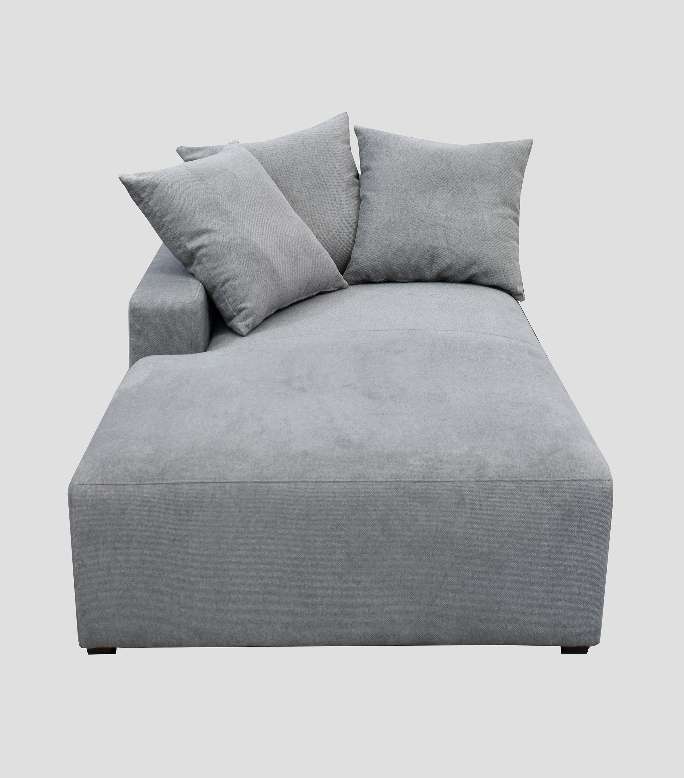 Chaise lounge izquierdo Peroni gris