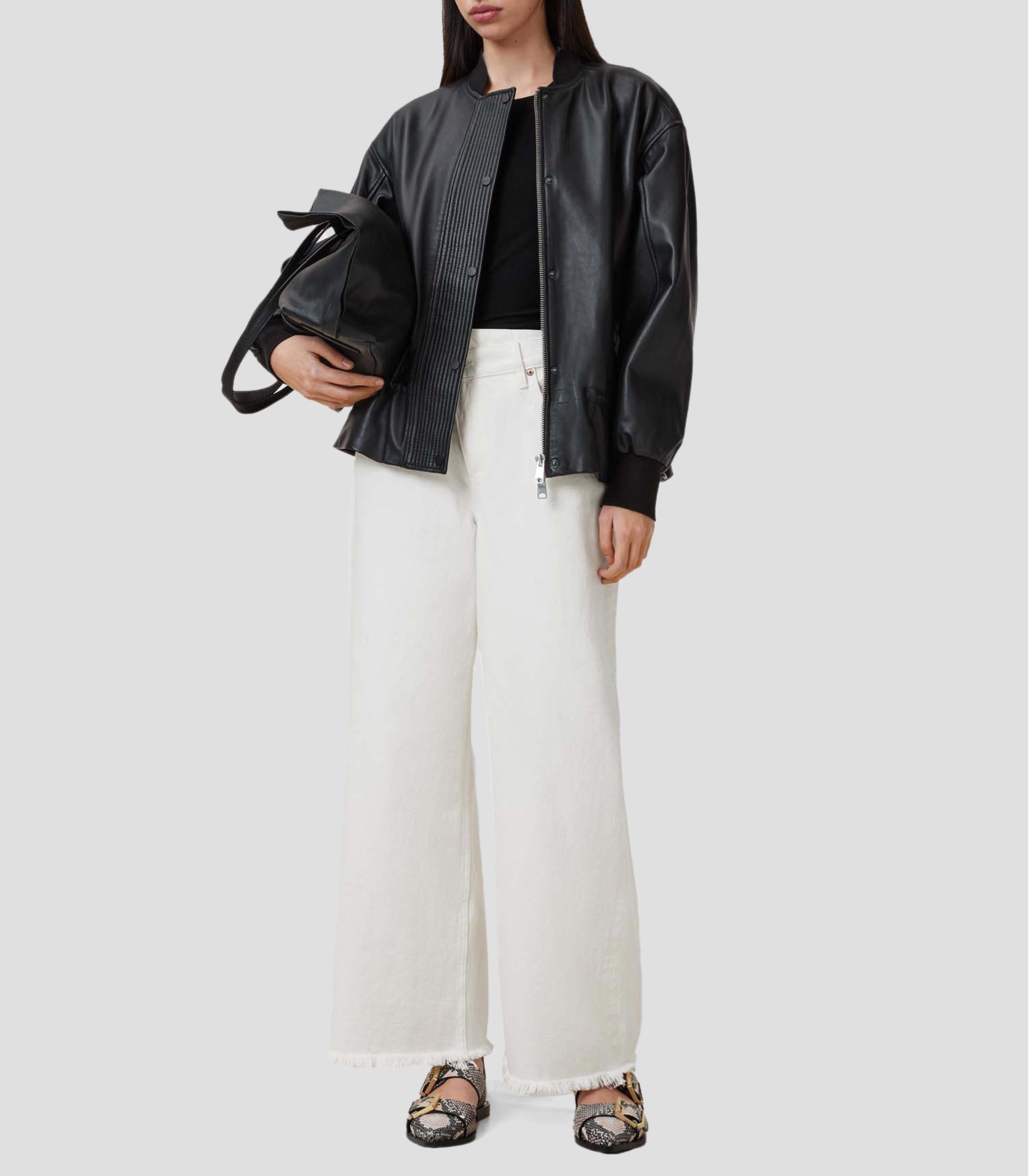 Jeans Aki Crossover de corte straight Mujer