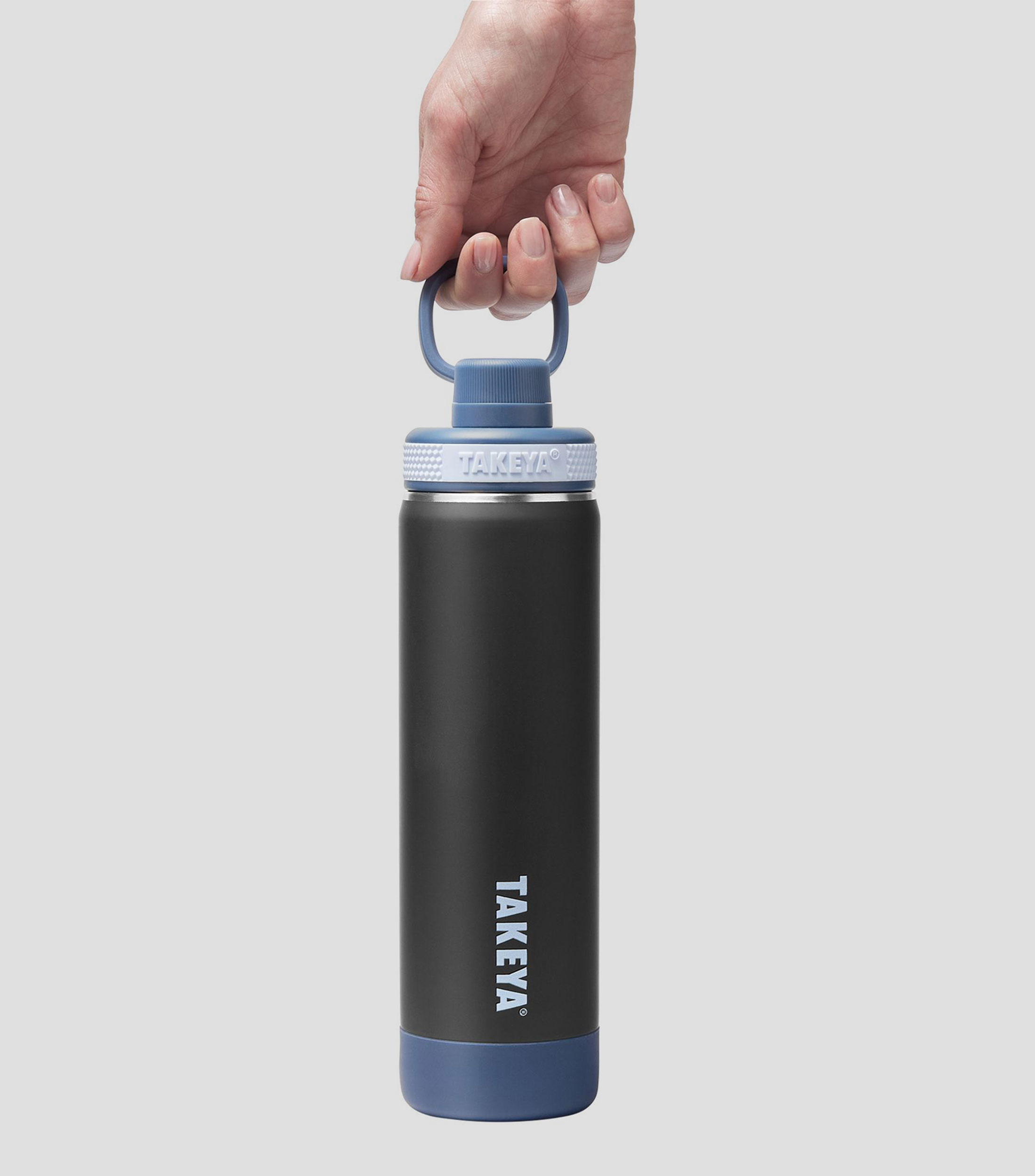 Botella Soft Touch 650 ml, Negro