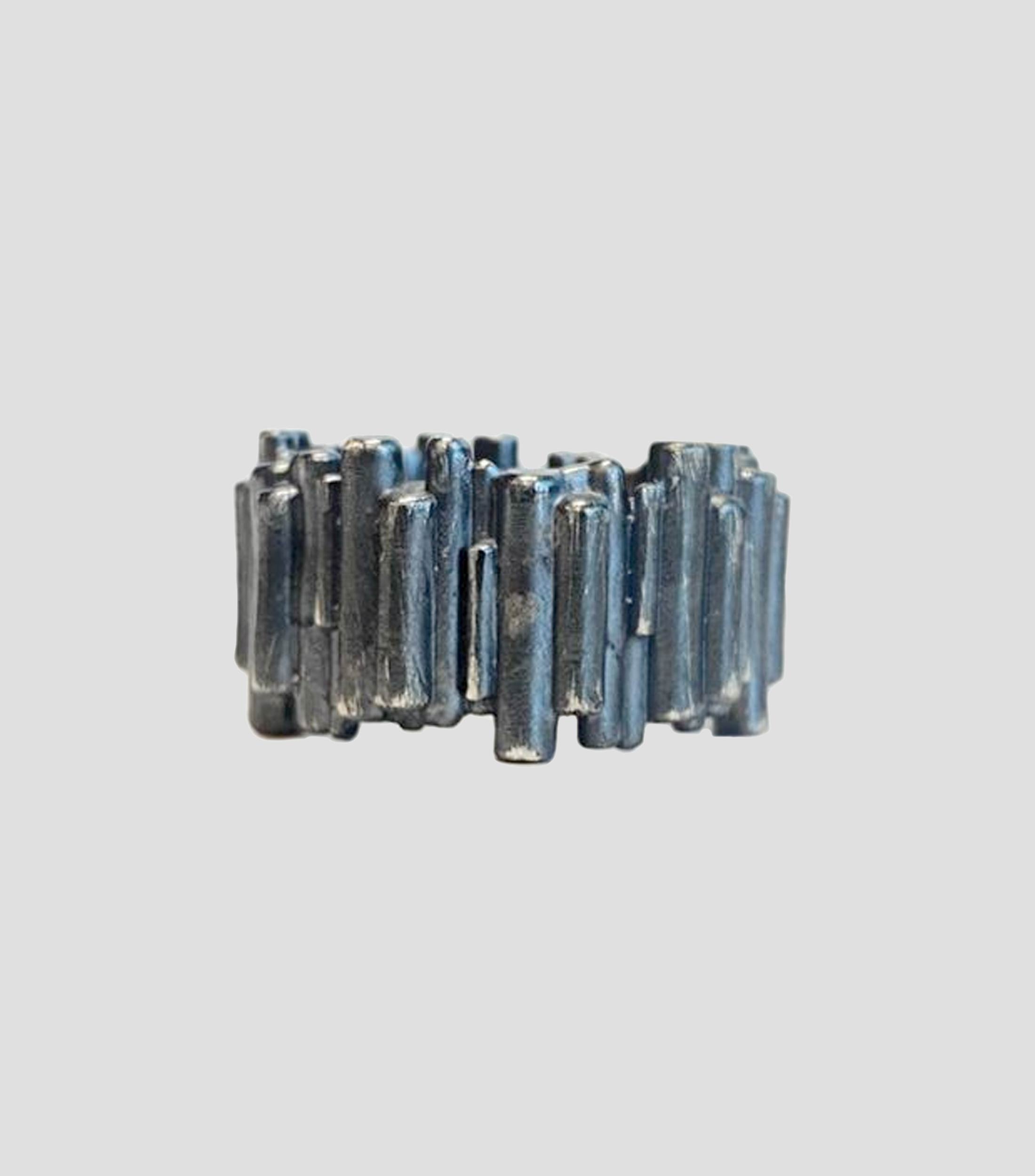 Anillo en plata .925 Slate Even Wide Unisex
