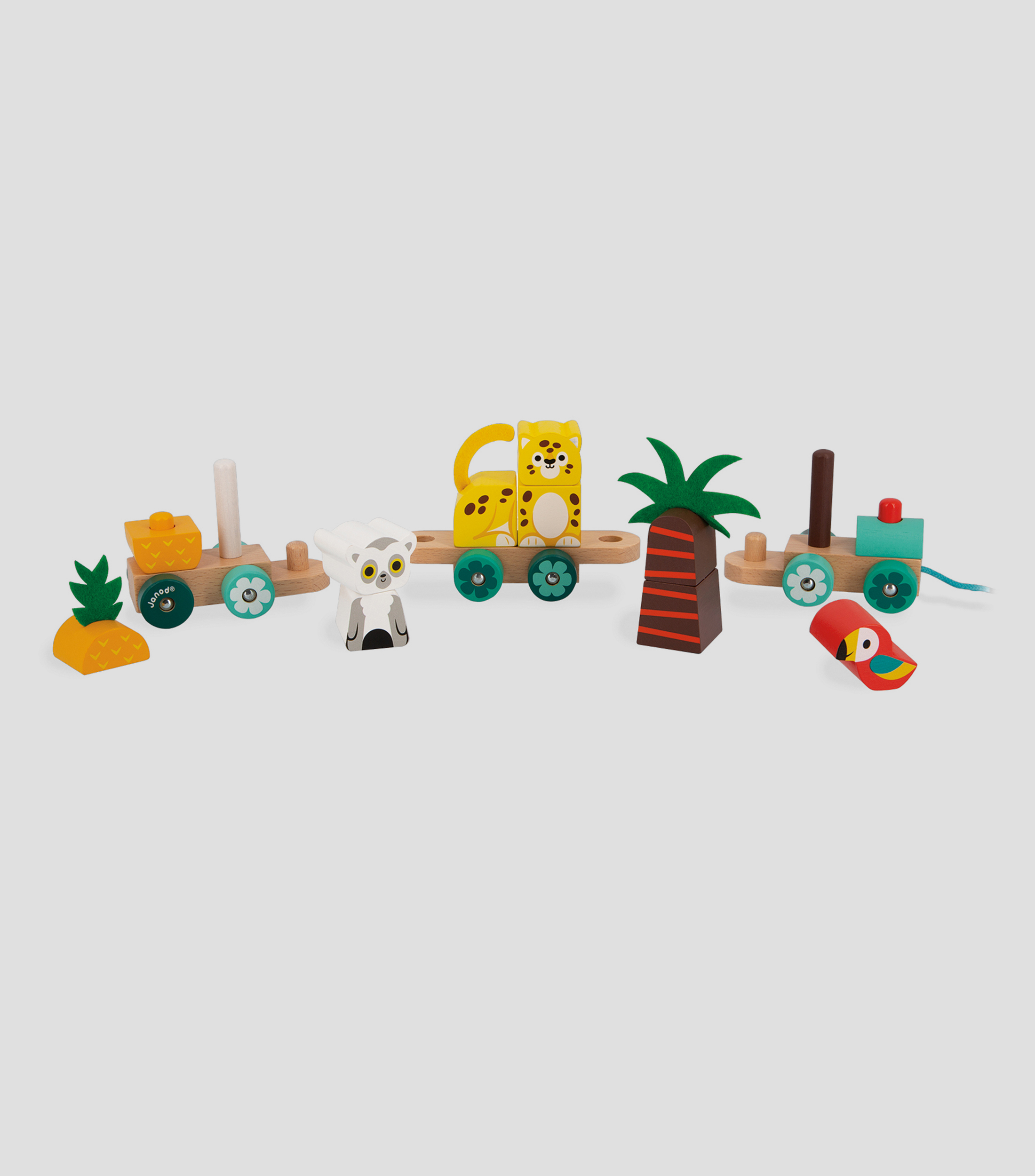 Juguete para bebe Tren De Arrastre Tropical - Tropik