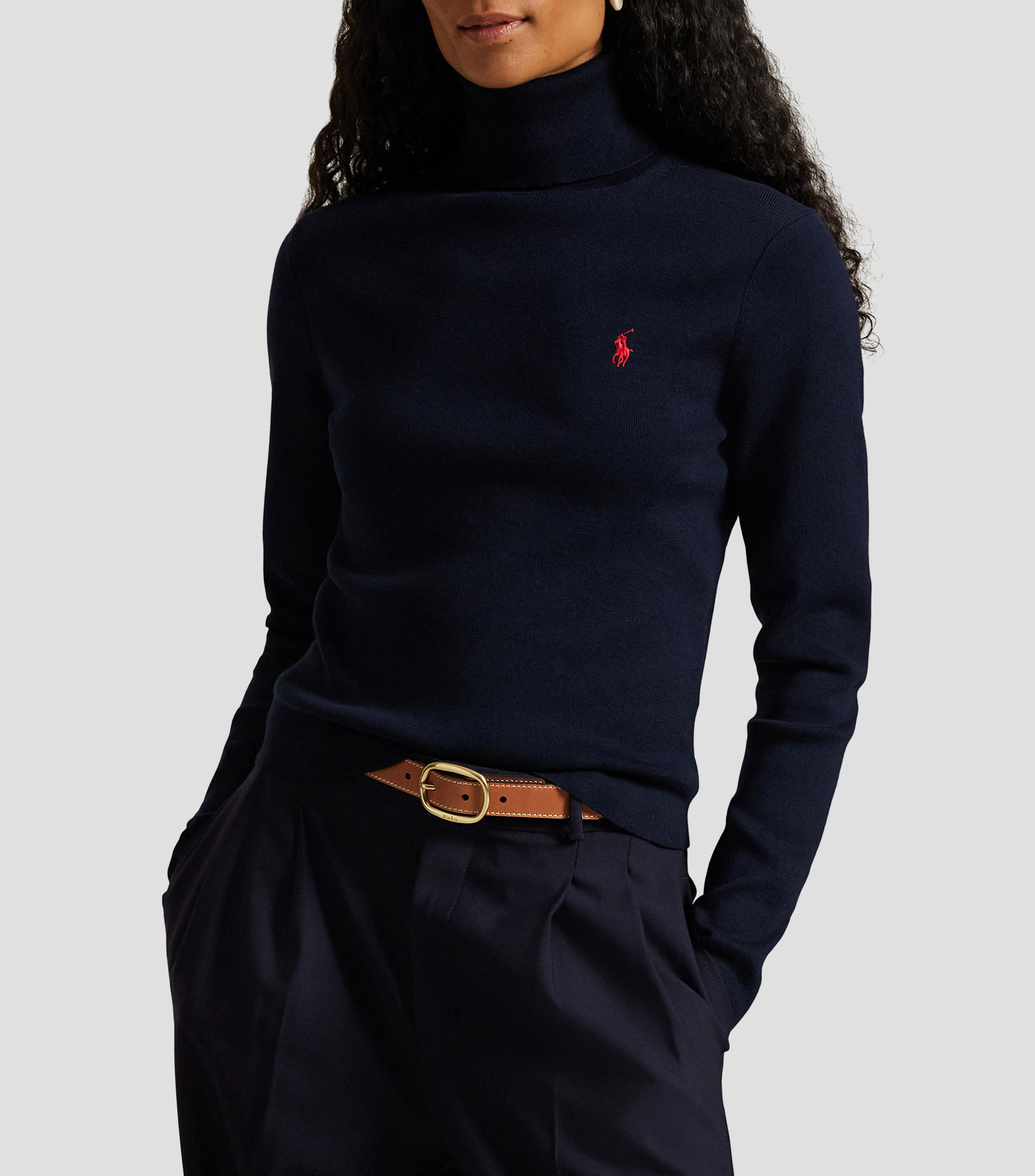 Suéter cuello alto Mujer
