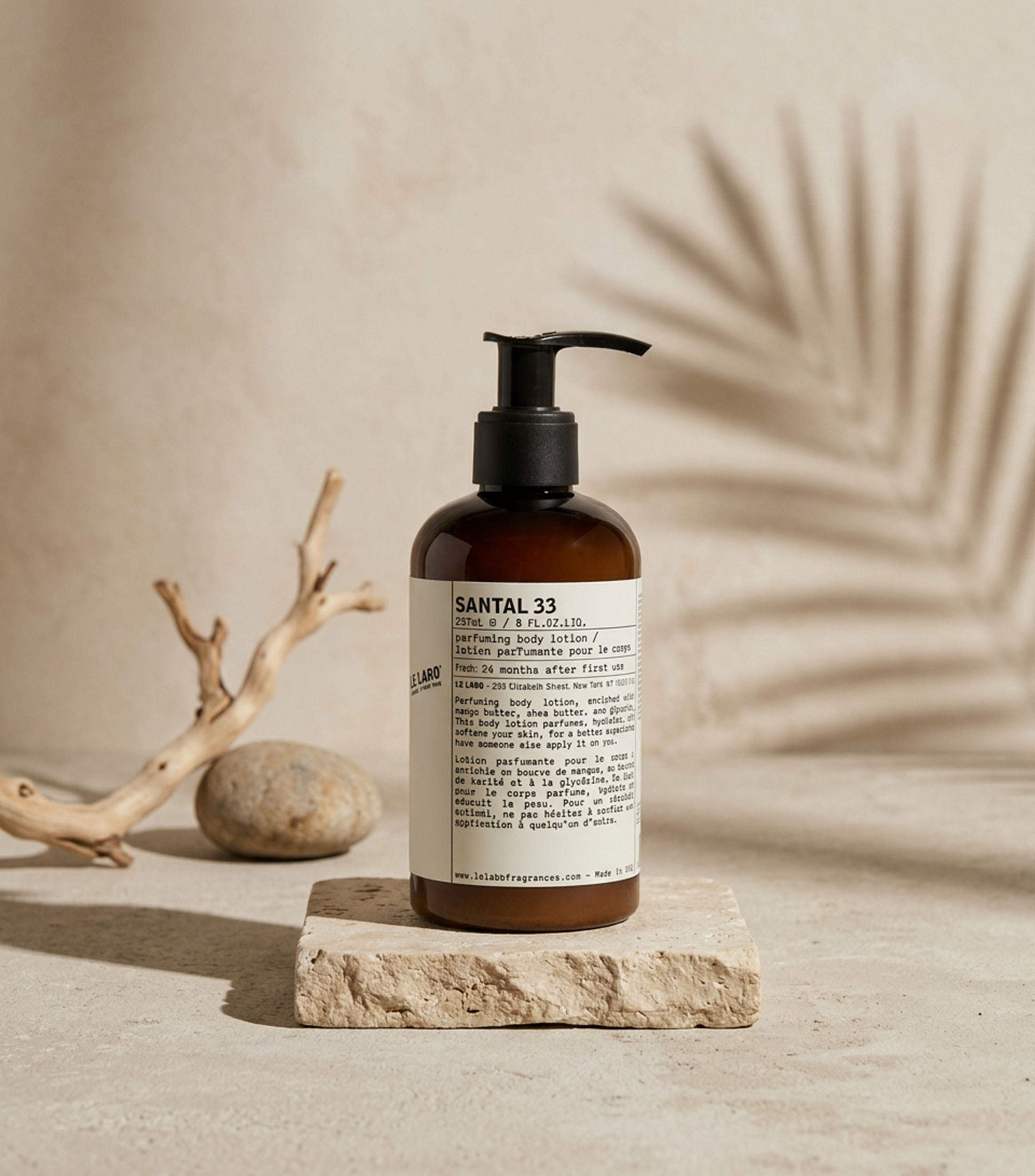Crema corporal perfumada Santal 33, 237 ml