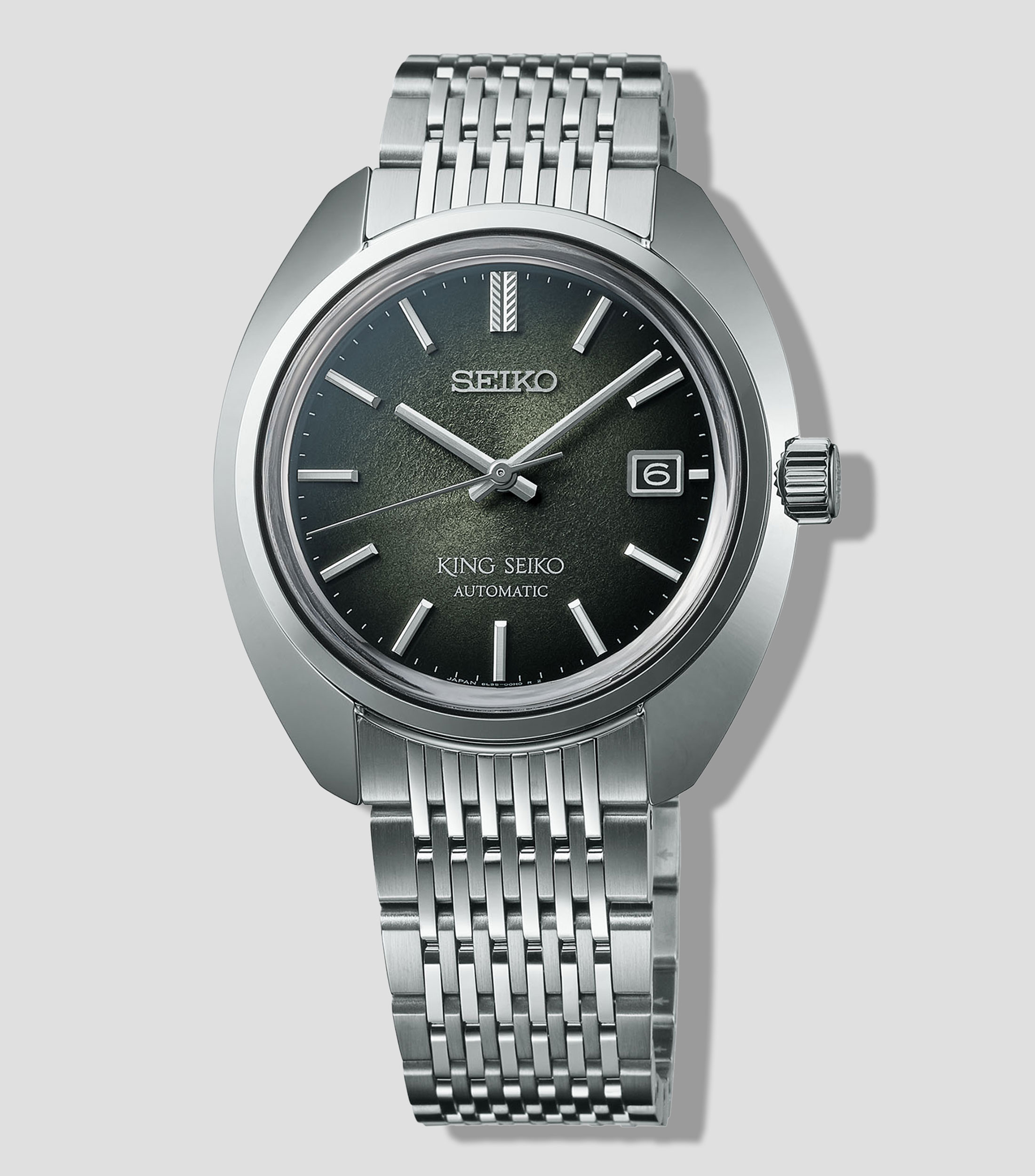Reloj para Hombre King Seiko Luxe De Vestir Verde, Plateado